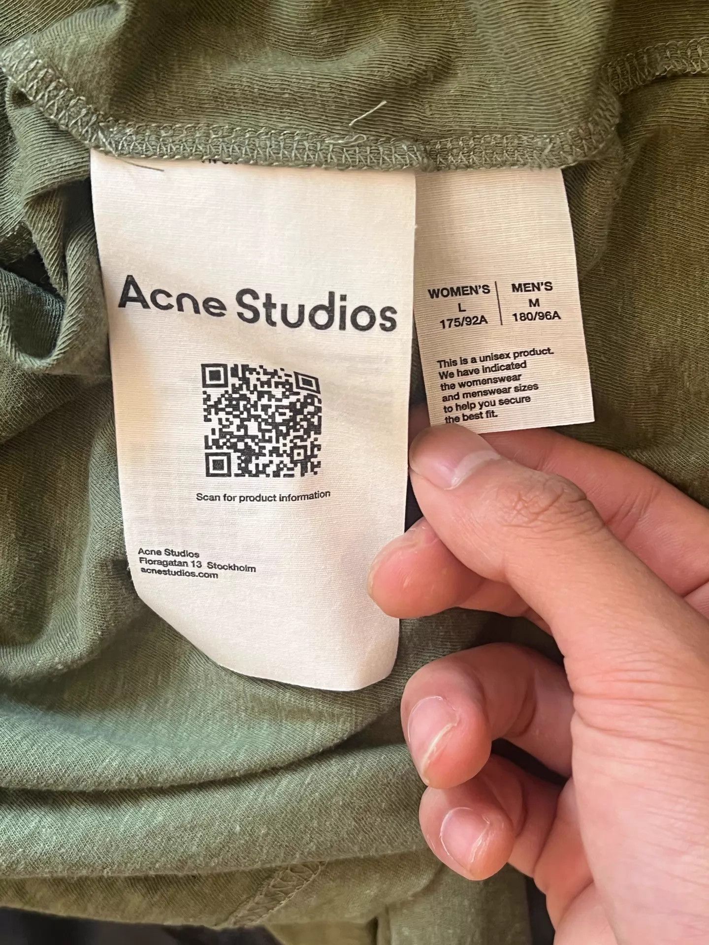 Acne Studios Acne 1996 SS25 Vintage Logo Crew Longsleeve Unisex Tee L/M new Size US M / EU 48-50 / 2 - 4 Thumbnail