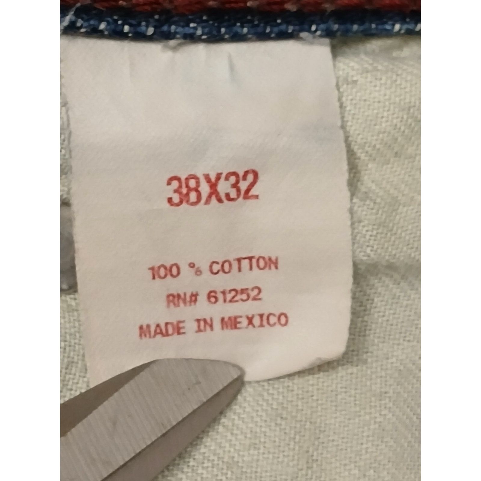 Arizona Jean Co. Arizona (38x32) Men's Straight Relaxed Blue Denim Jeans Size US 38 / EU 54 - 8 Thumbnail