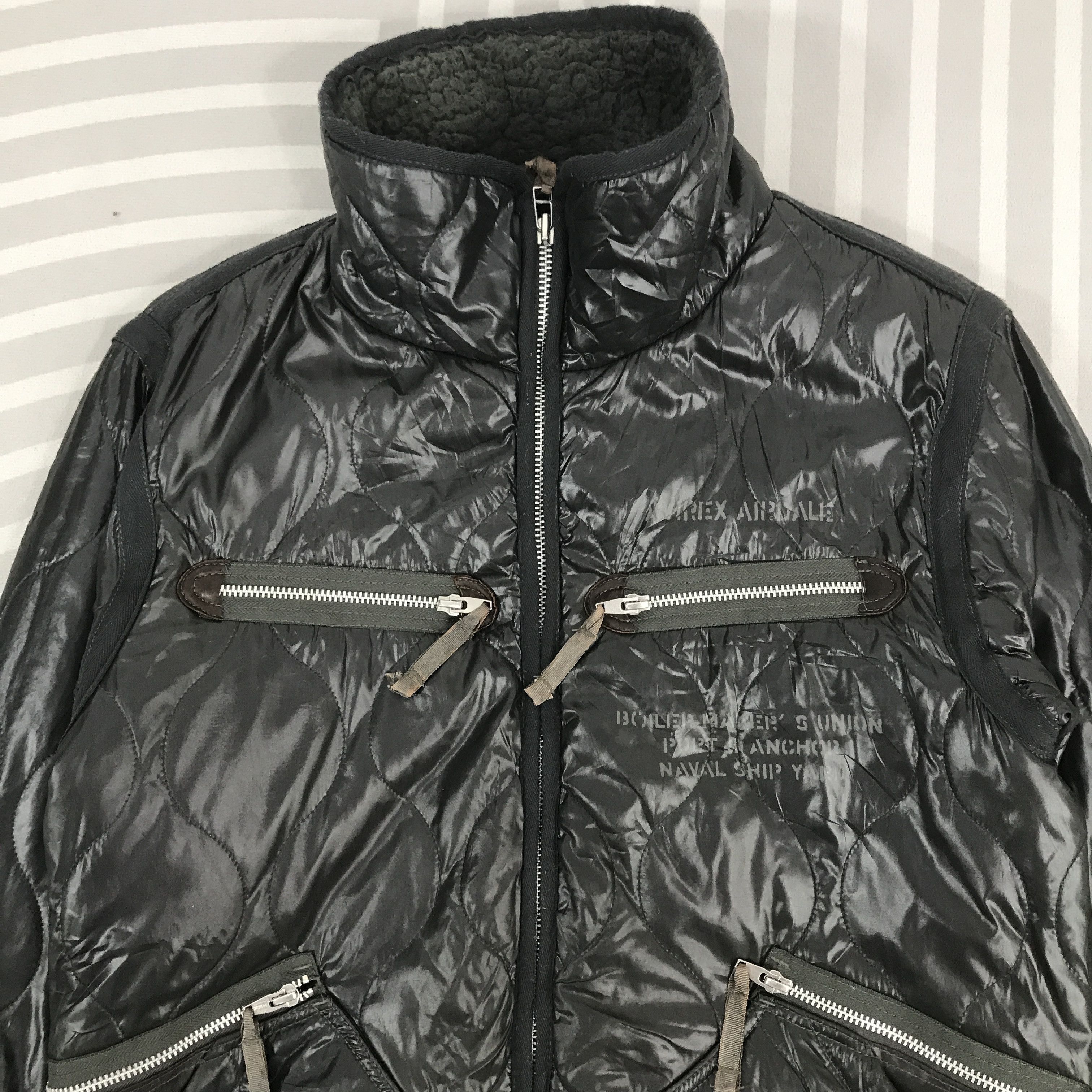 Avirex Vintage Avirex Qultied Design Jacket K76B2 Size US L / EU 52-54 / 3 - 2 Thumbnail