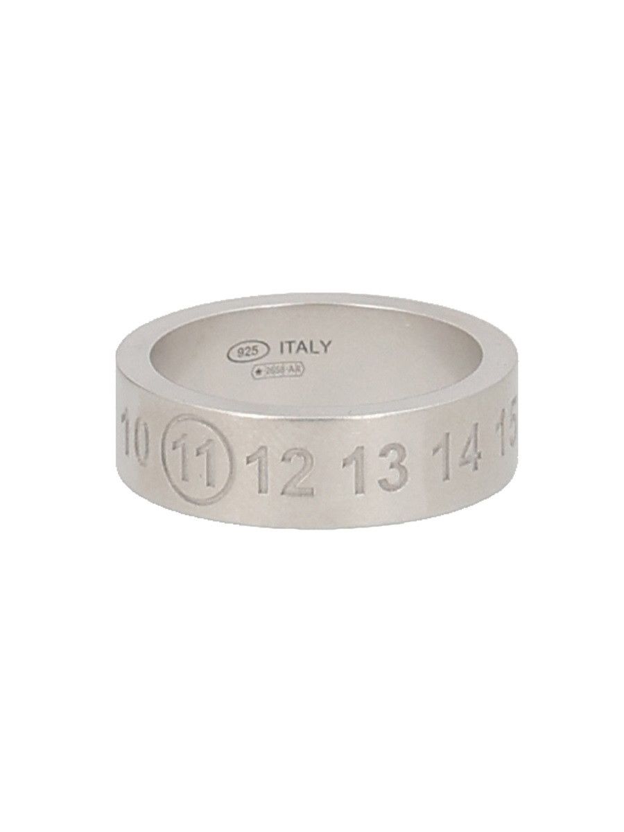 Maison Margiela MAISON MARGIELA "NUMERIC" RING - GREY (NUMERIC 4) Size ONE SIZE - 1 Thumbnail