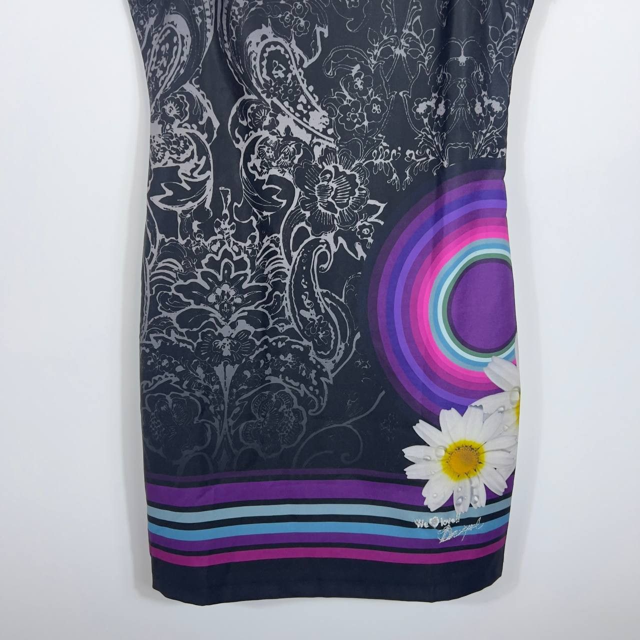 Desigual Desigual Dress Women’s Size 40 Multicolor Short Sleeve Size S / US 4 / IT 40 - 3 Thumbnail