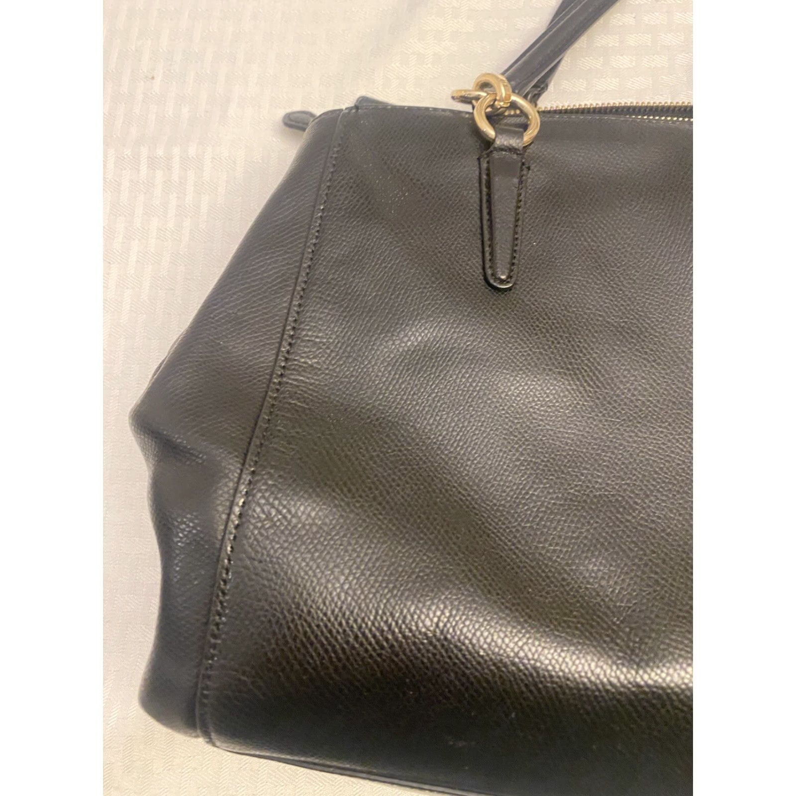 Coach VINTAGE? COACH Leather Double Zip Shoulder Bag Black Size ONE SIZE - 7 Thumbnail