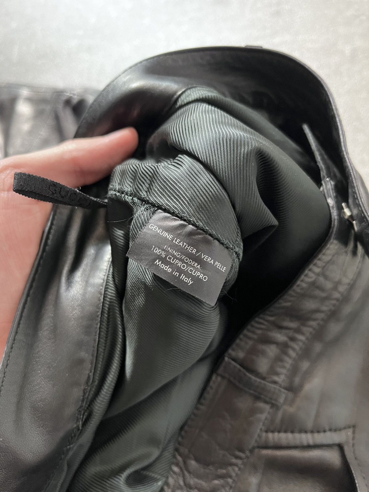 Gucci Gucci by Tom Ford 00s black leather pants Size US 30 / EU 46 - 15 Thumbnail