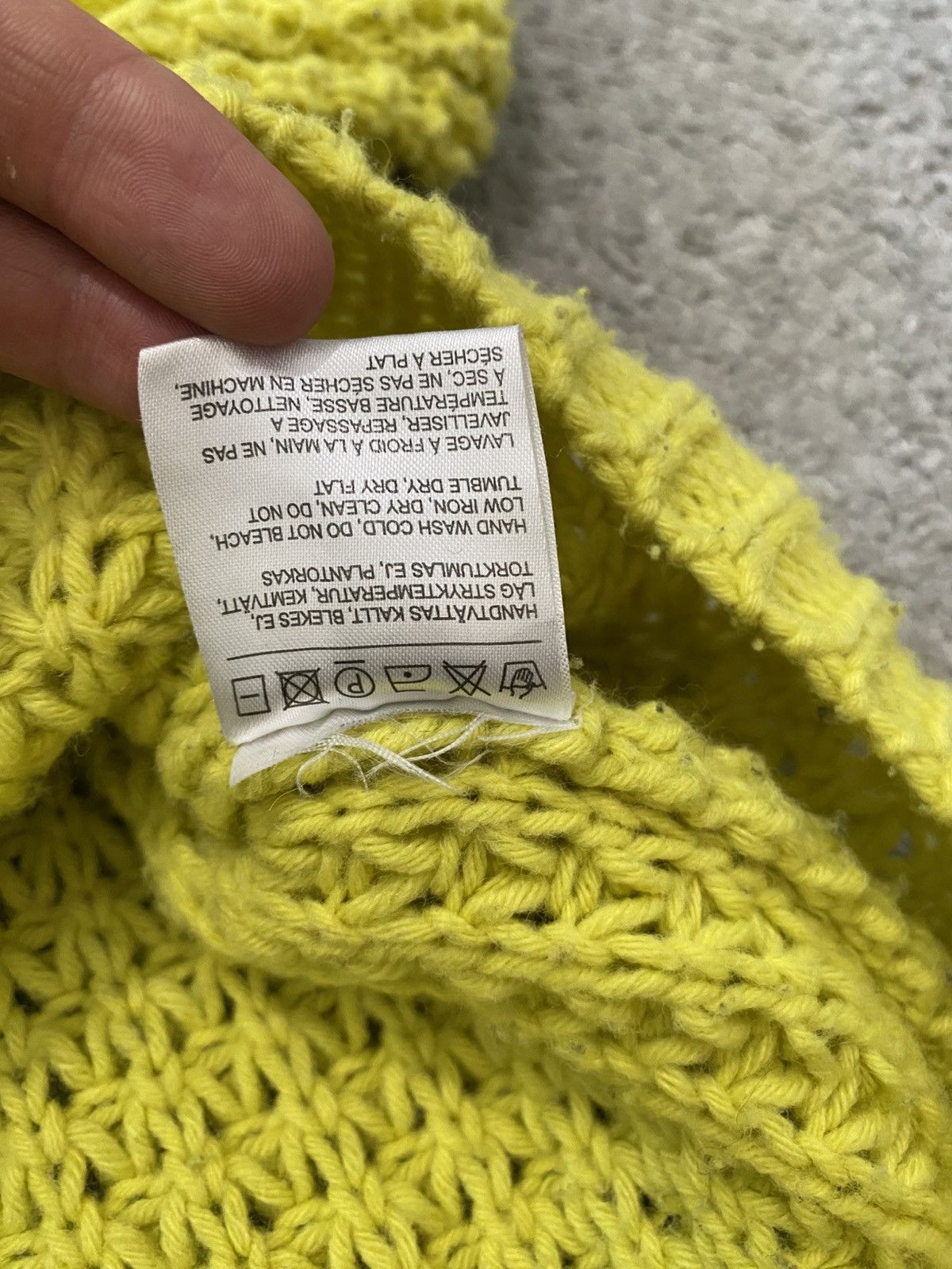 Acne Studios Acne Studios Lina Pineapple PAW12 Wool Waffle Knit y2k drip Size US M / EU 48-50 / 2 - 13 Thumbnail