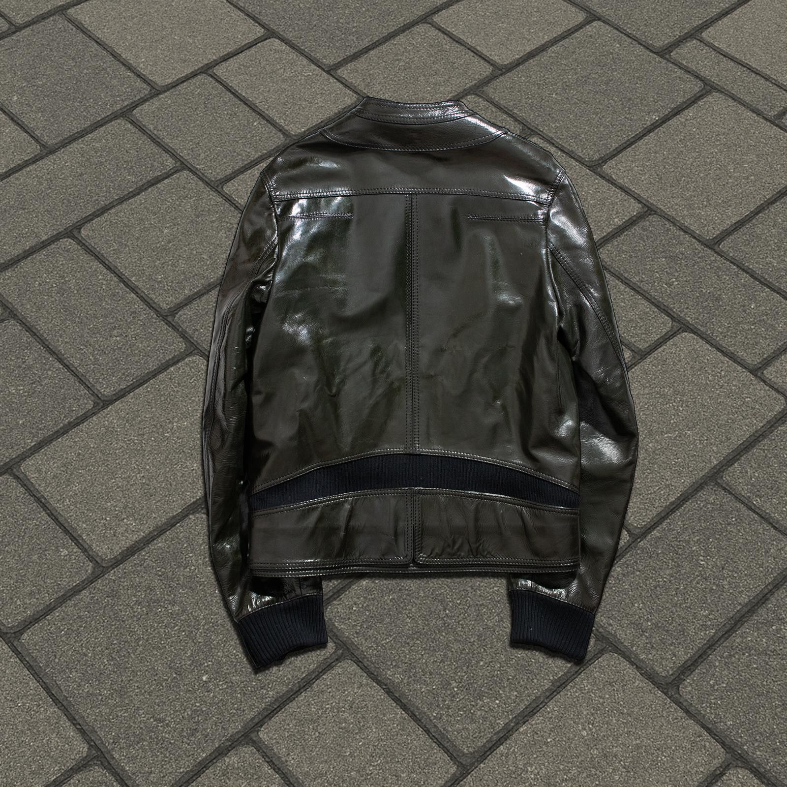 Dior AW08 Dior Homme Patent Leather Napoleon Jacket Size US M / EU 48-50 / 2 - 2 Thumbnail