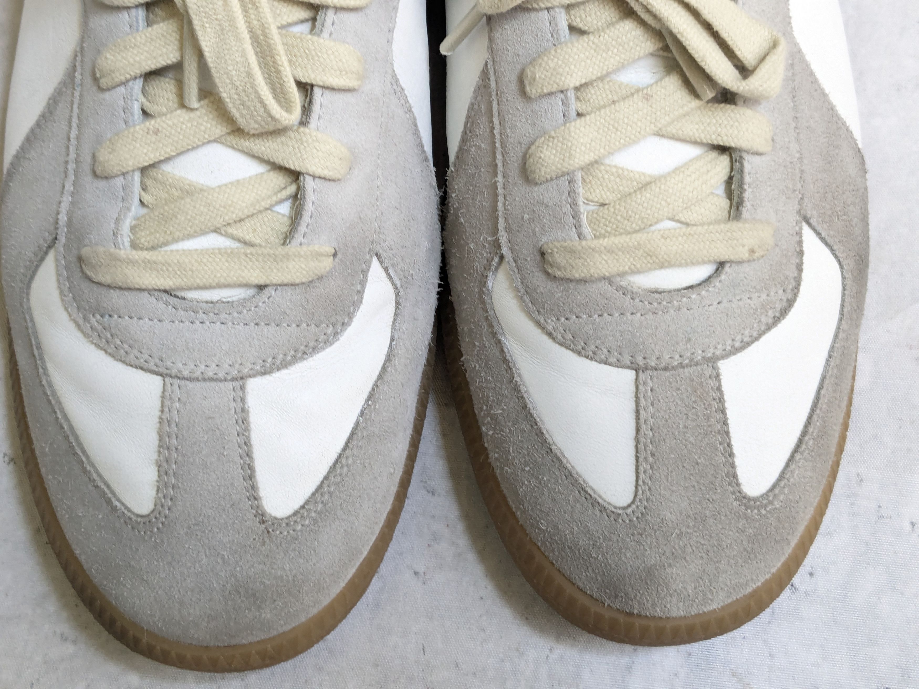 Maison Margiela Replica sneakers GATs Maison Margiela White Gray 13 46 Size US 13 / EU 46 - 3 Thumbnail