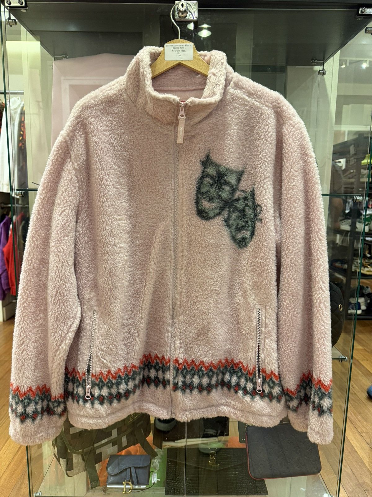Supreme Drama Mask Fleece Jacket | Grailed