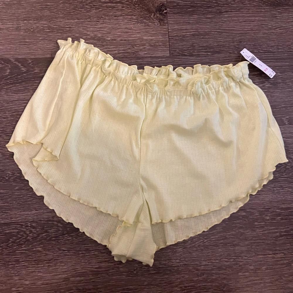 Designer Yellow Anthropologie Pajama Sleep Shirts Size 32" / US 10 / IT 46 - 2 Thumbnail
