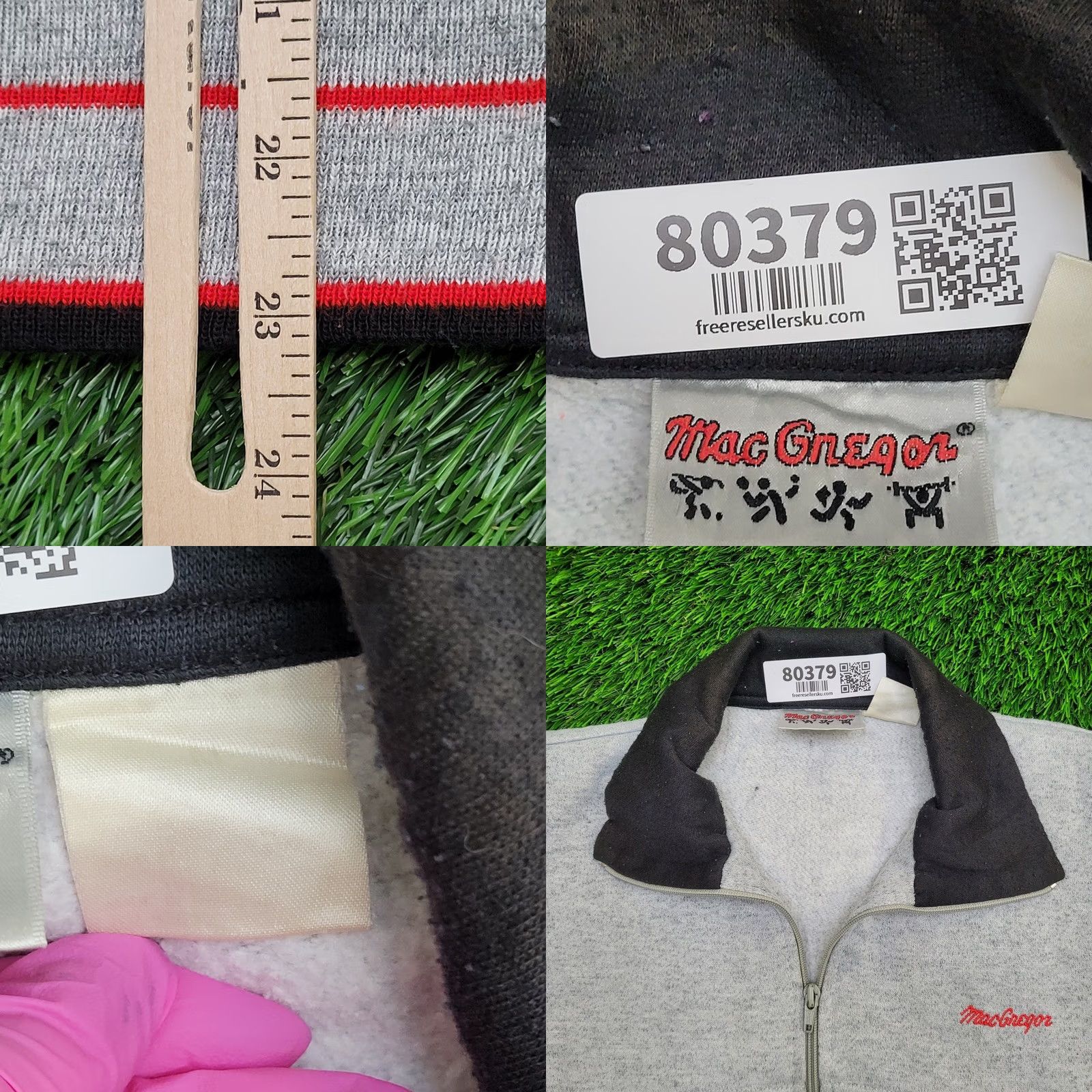 McGregor VINTAGE McGregor Jacket Womens M/L 90s Fleece Zip Logo 20x23 Size 3XL / US 20-22 - 8 Thumbnail