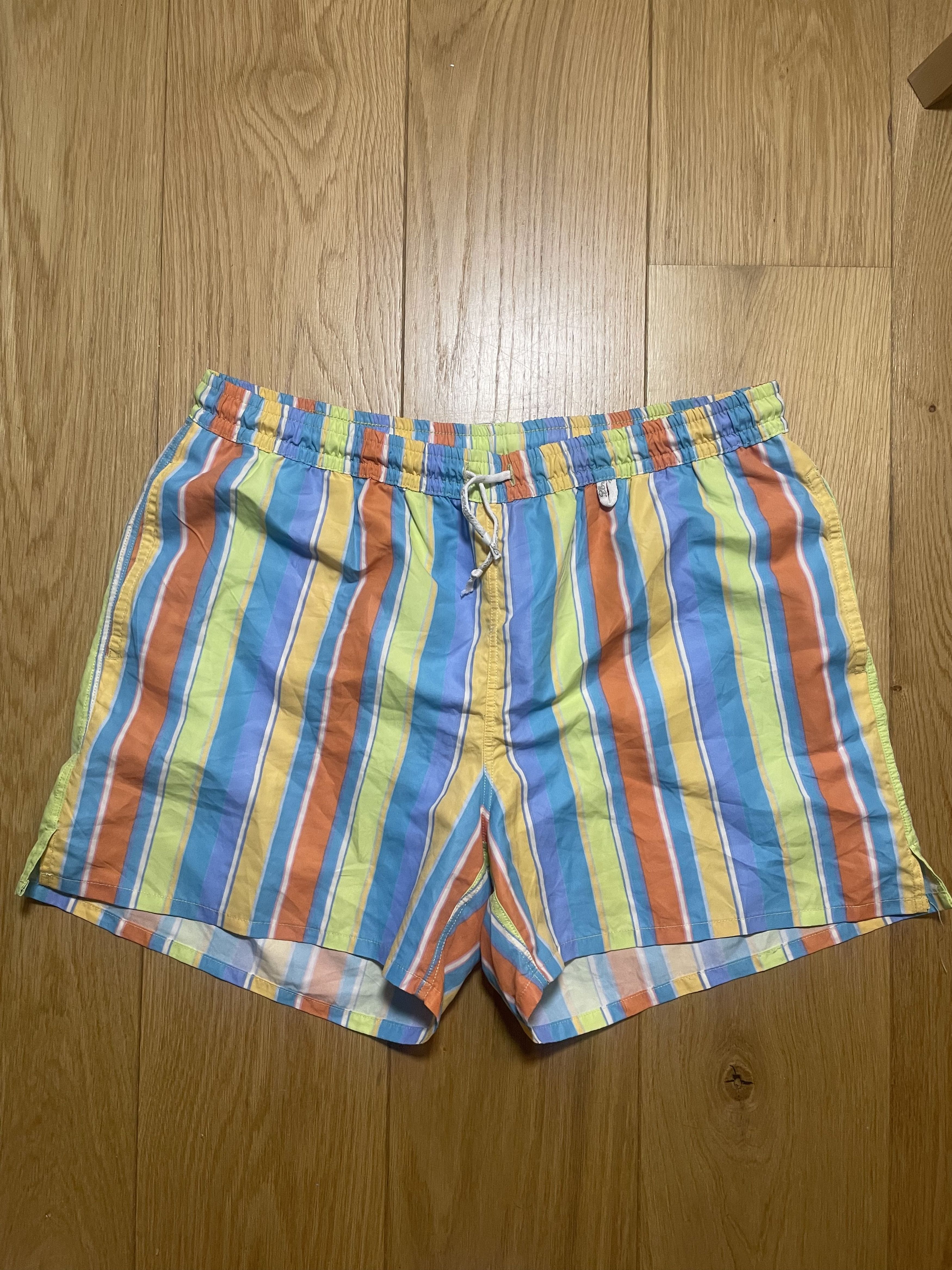Loro Piana Loro Piana Striped Swim Shorts XL Size US 36 / EU 52 - 1 Thumbnail