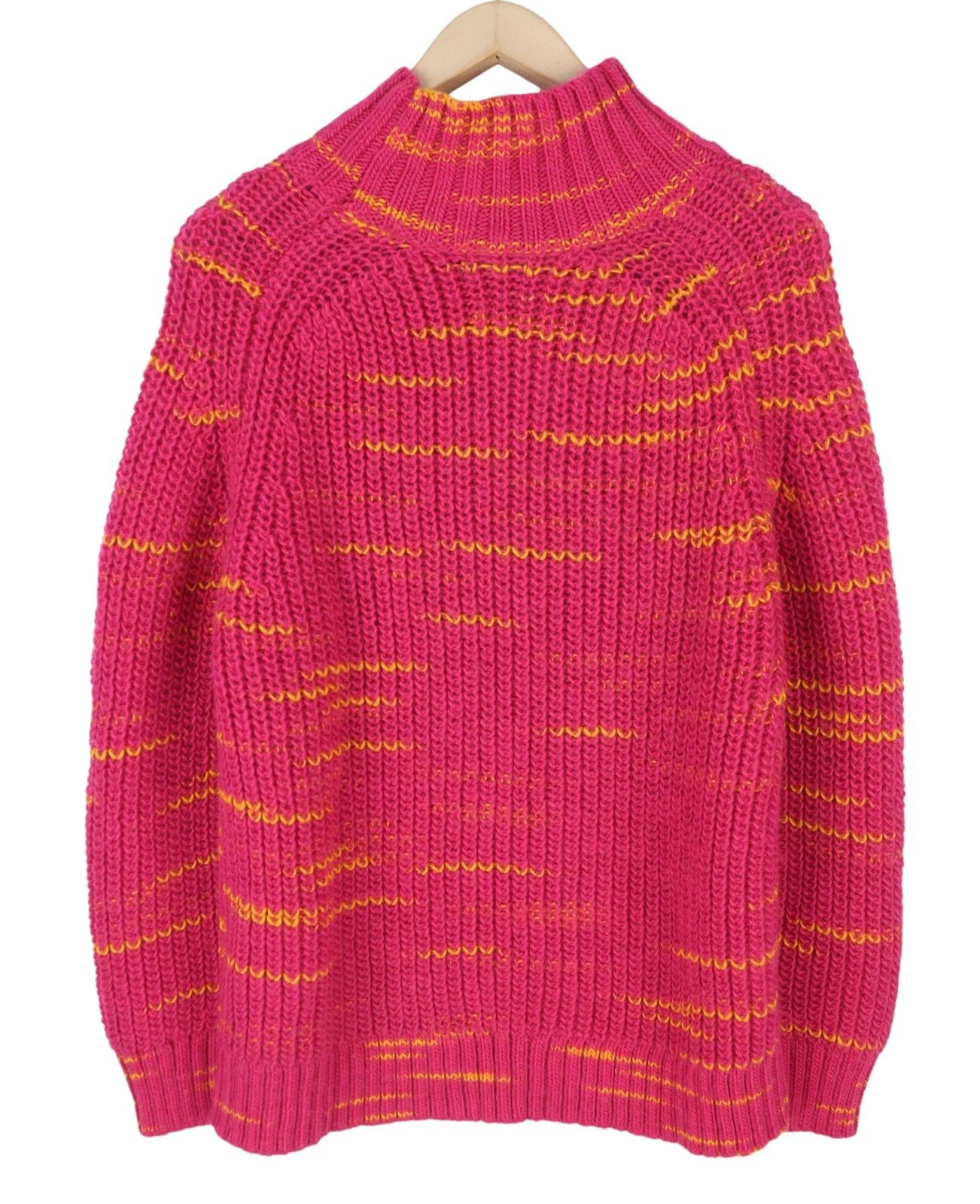 Gant MULTI COLOR TURTLENECK M Peacock Pink Wool Jumper 87230 Size M / US 6-8 / IT 42-44 - 4 Thumbnail