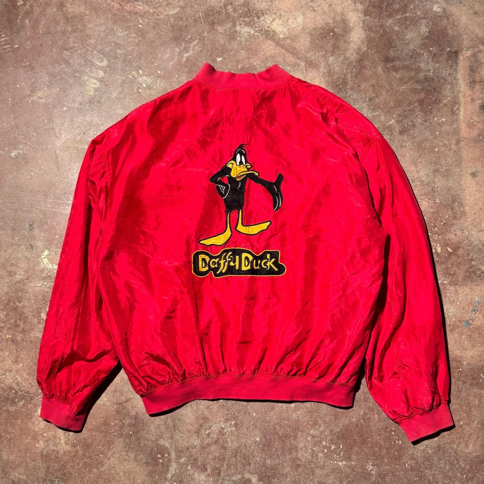 Acme Clothing 1993 Looney Tunes Daffy Windbreaker Size US L / EU 52-54 / 3 - 6 Thumbnail