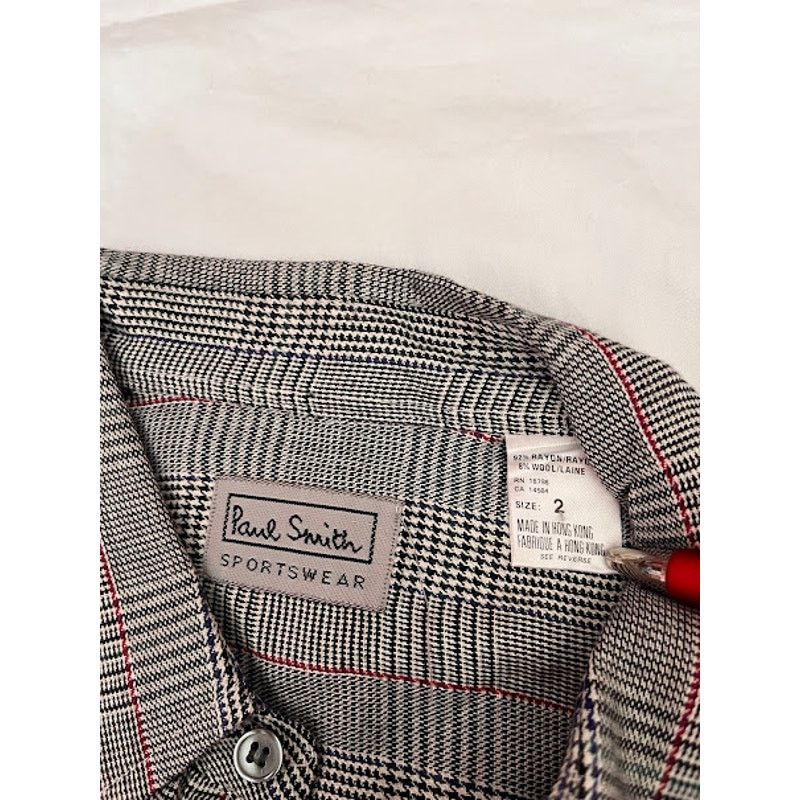 Paul Smith New Paul Smith Shirt Black Cream Red Plaid Button Down Shirt Size US M / EU 48-50 / 2 - 4 Thumbnail