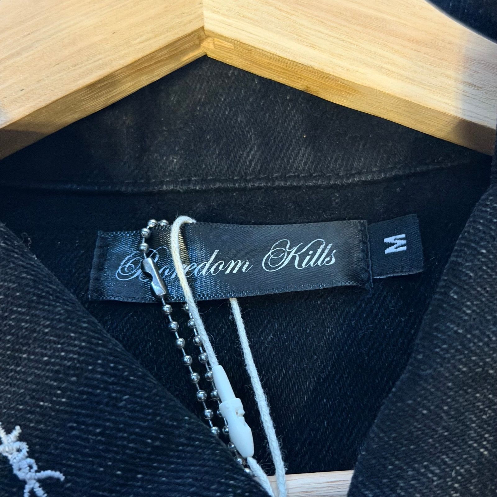 Other Boredom Kills Jean Jacket Size M / US 6-8 / IT 42-44 - 3 Thumbnail