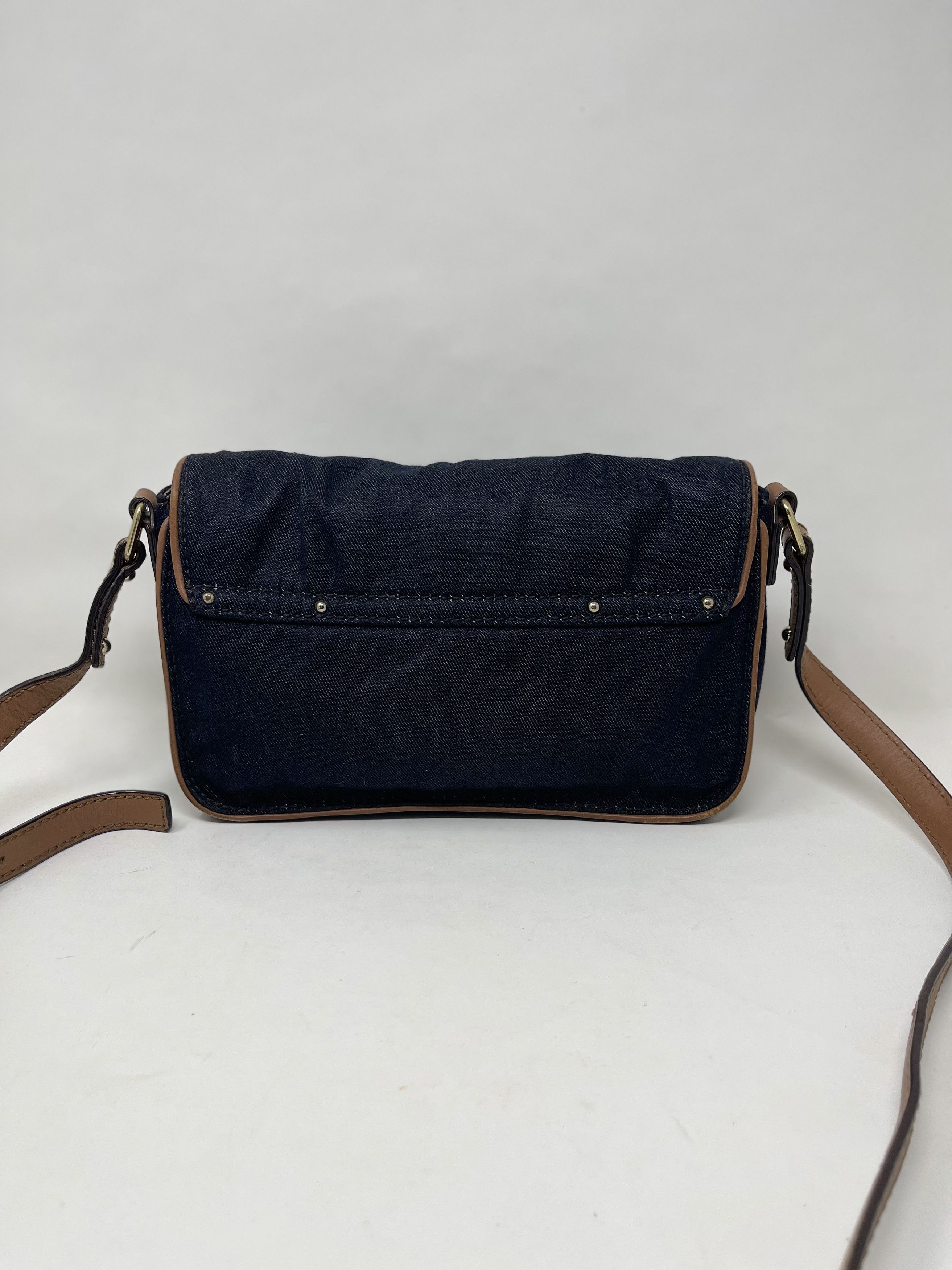 Japanese Brand Kate Spade New York Denim Leather - Trim Cross body Bag Size ONE SIZE - 5 Thumbnail