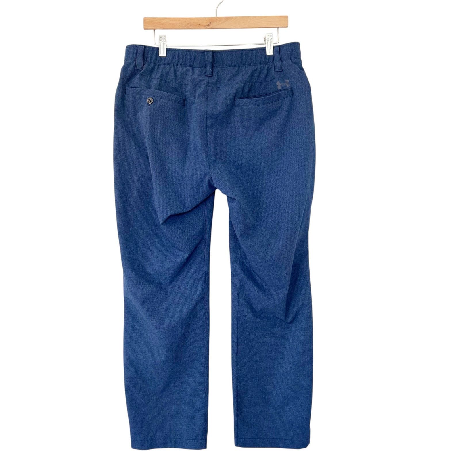 Under Armour Under Armour Blue Flat Front Chino Golf Pants Sz 36x30 Size US 36 / EU 52 - 6 Thumbnail