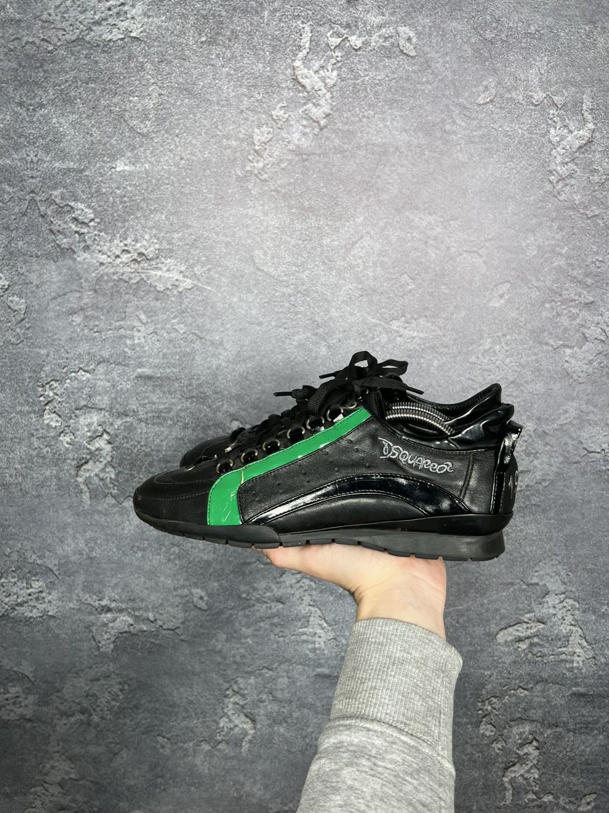 Dsquared2 Hype Dsquared2 Kick It Leather Y2k Low Top Sneakers Size US 11 / EU 44 - 9 Thumbnail