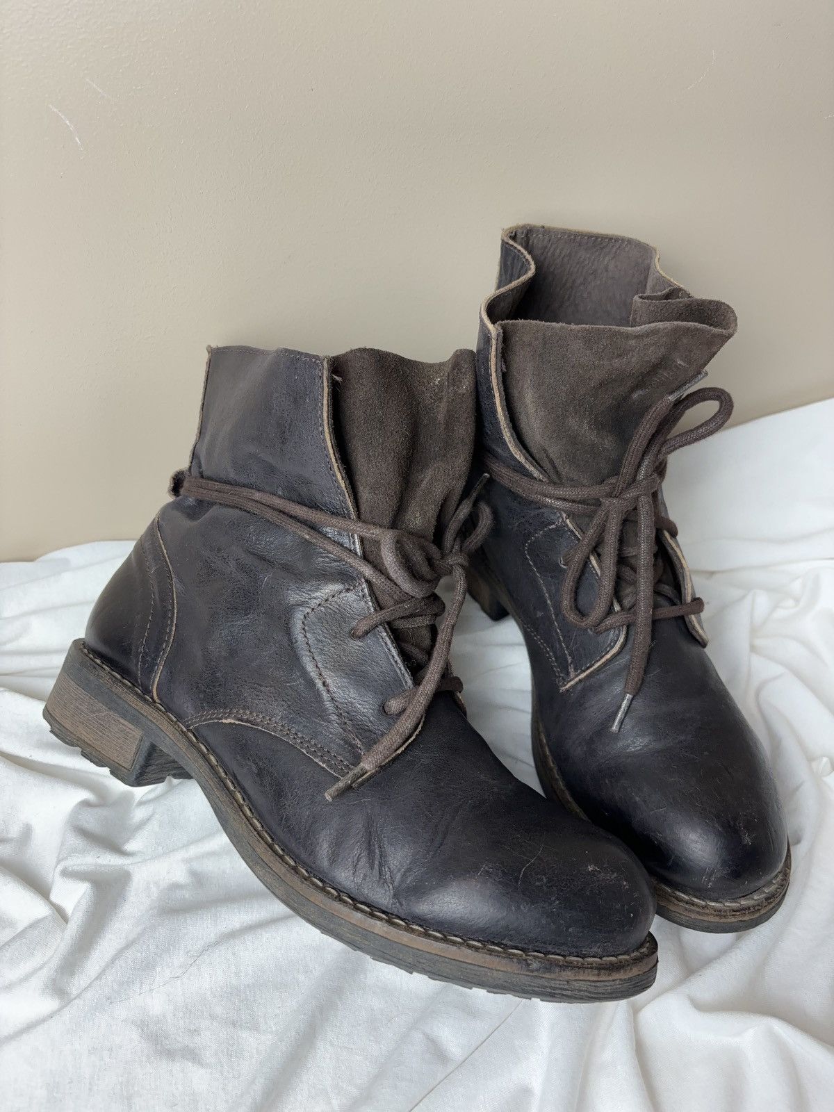 Buffalo London × Vintage Buffalo vintage leather biker boots as 98 style Size US 9 / IT 39 - 6 Thumbnail