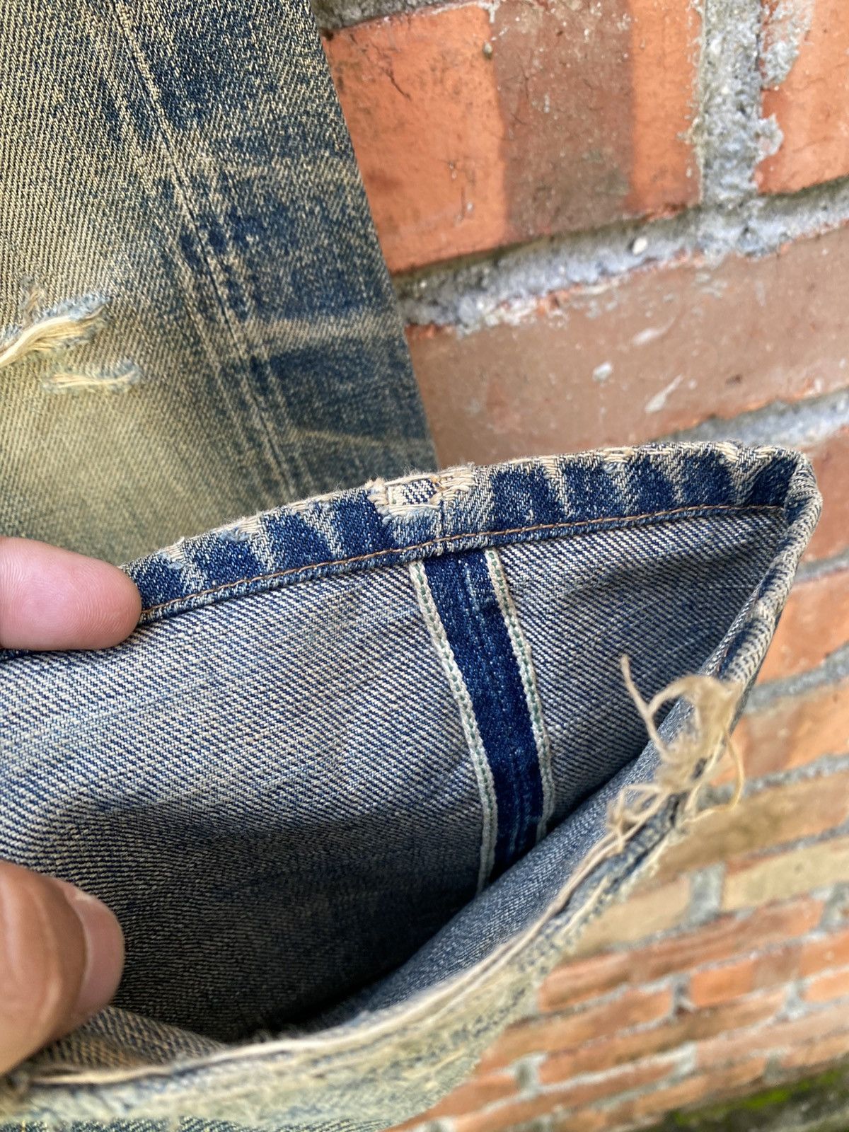 Japanese Brand × Sugar Cane W30x31 sugarcane toyo redline distressed denime Size US 30 / EU 46 - 5 Thumbnail