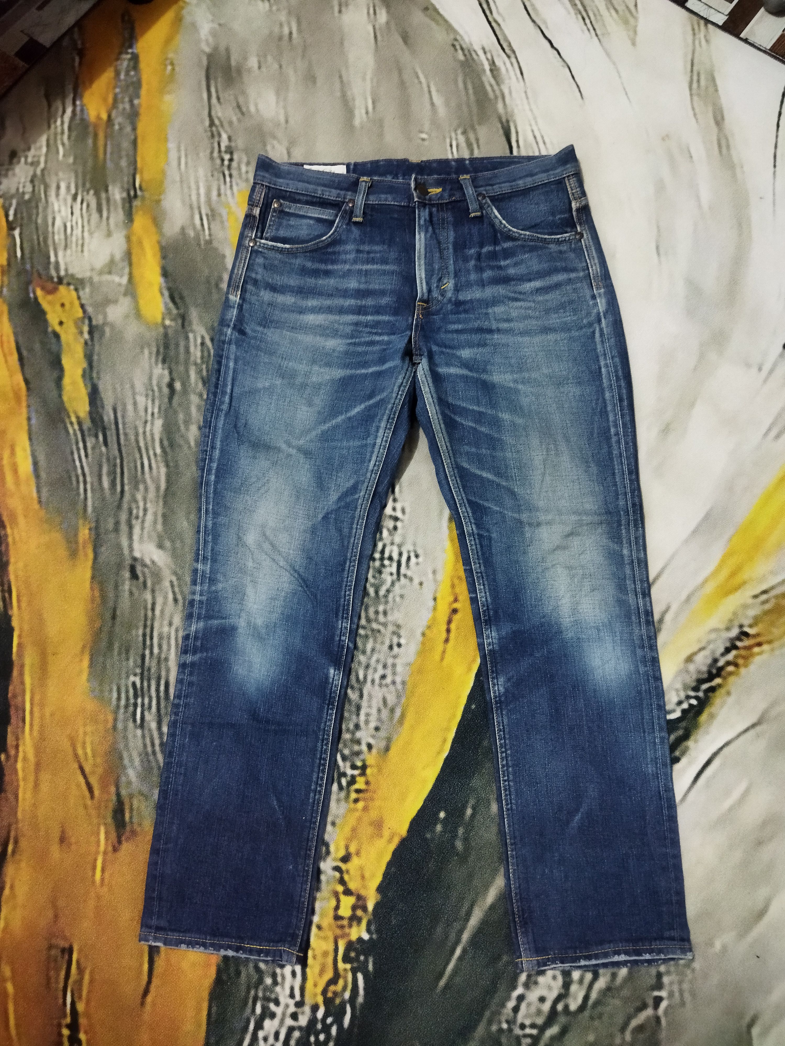Lee VINTAGE LEE RIDERS FADED BLUE JEANS PANTS Size US 32 / EU 48 - 1 Thumbnail