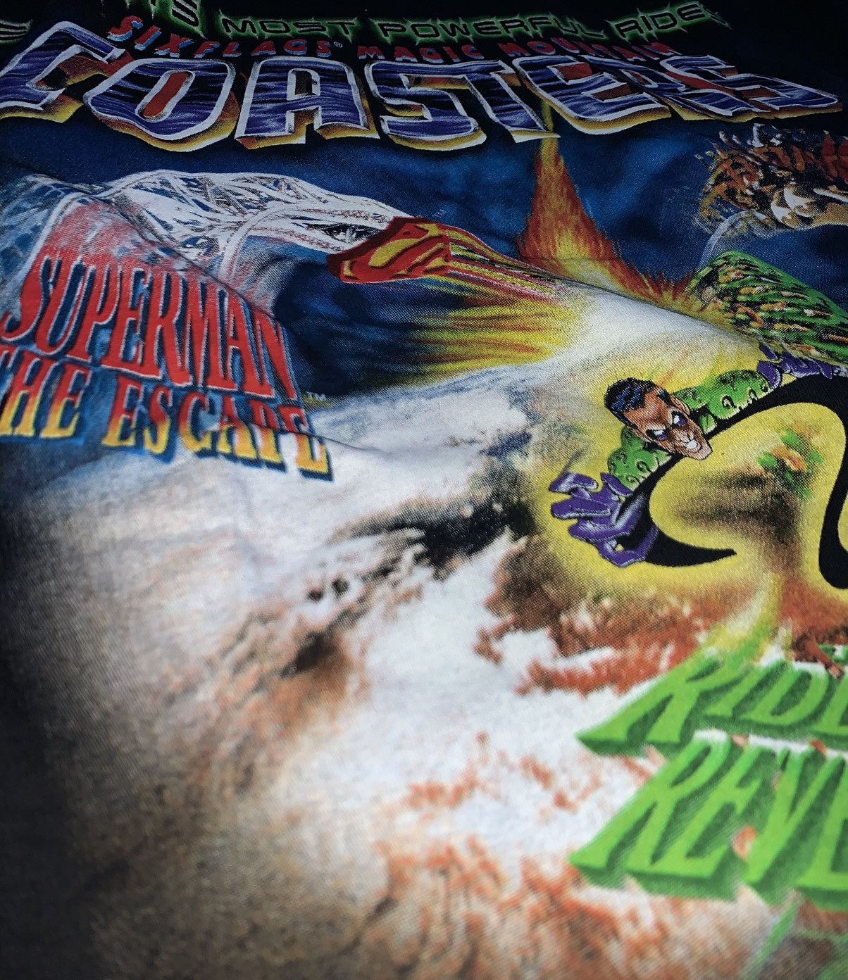 Vintage Vintage Six Flags Magic Mountain Coasters Tee Size US M / EU 48-50 / 2 - 3 Thumbnail