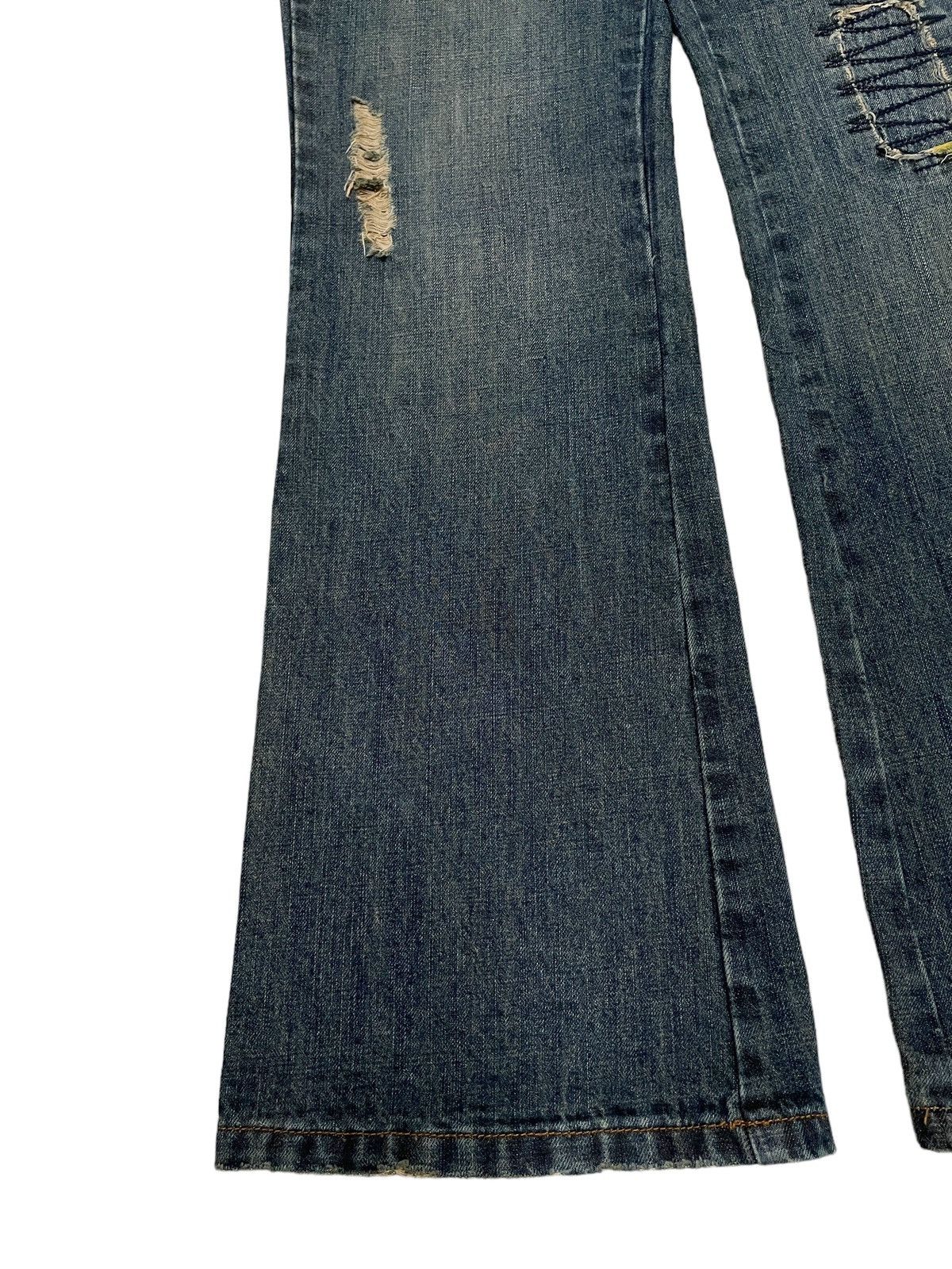 パンツ 00s no id. japanese label denim flare 00s jackrose flare denim japanese label