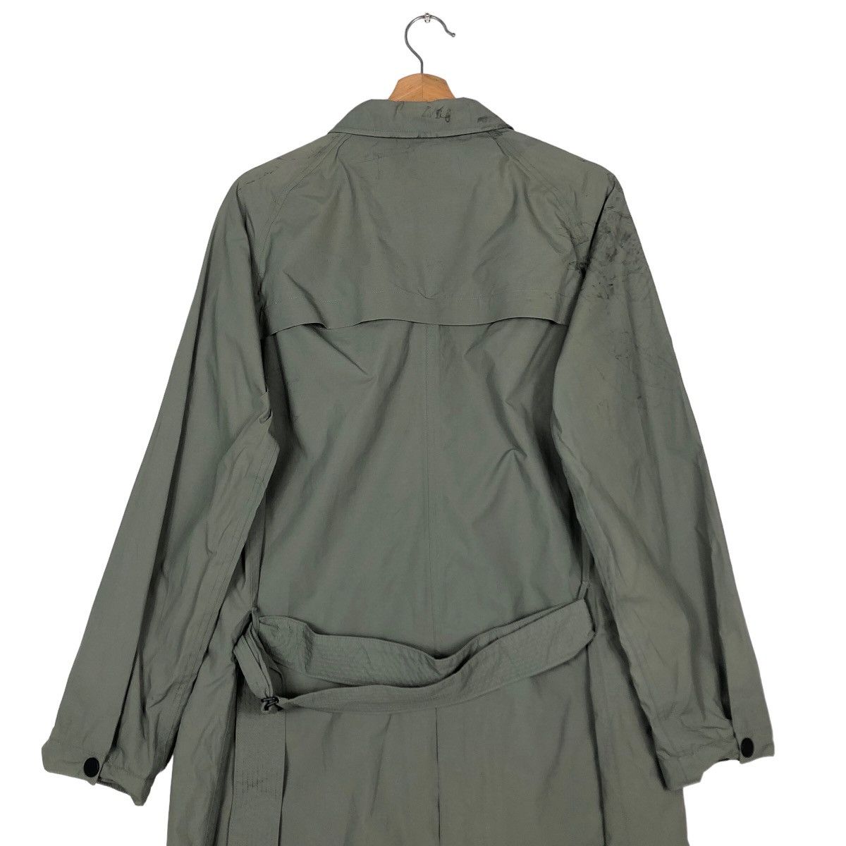 Japanese Brand 🔥Green Military Long Fly Coats Jacket Lemaire Uniqlo Japan Size US M / EU 48-50 / 2 - 9 Thumbnail