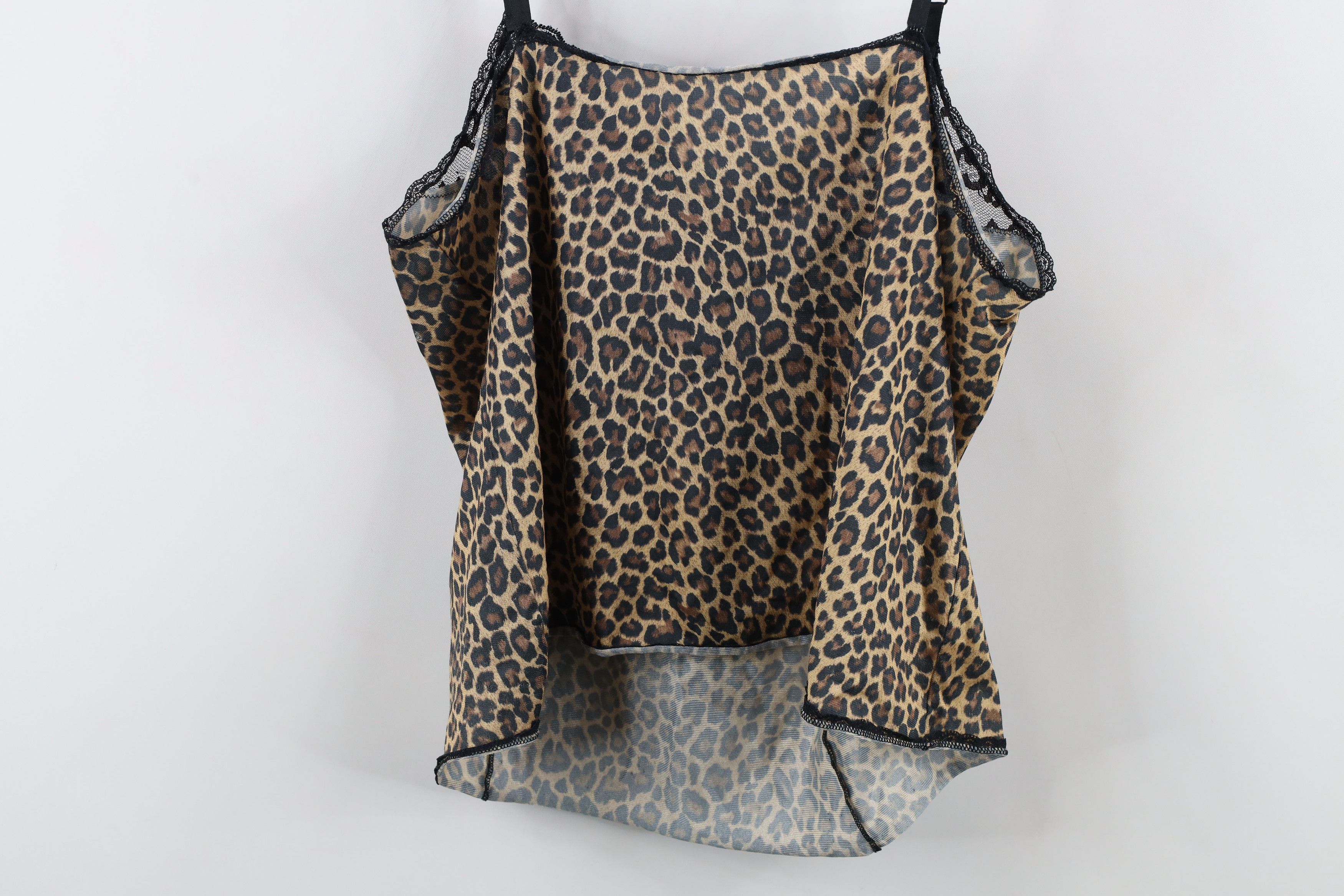 Vintage Vintage 90s Baby Doll Fairy Leopard Cami Tank Top Shirt USA Size L / US 10 / IT 46 - 10 Thumbnail