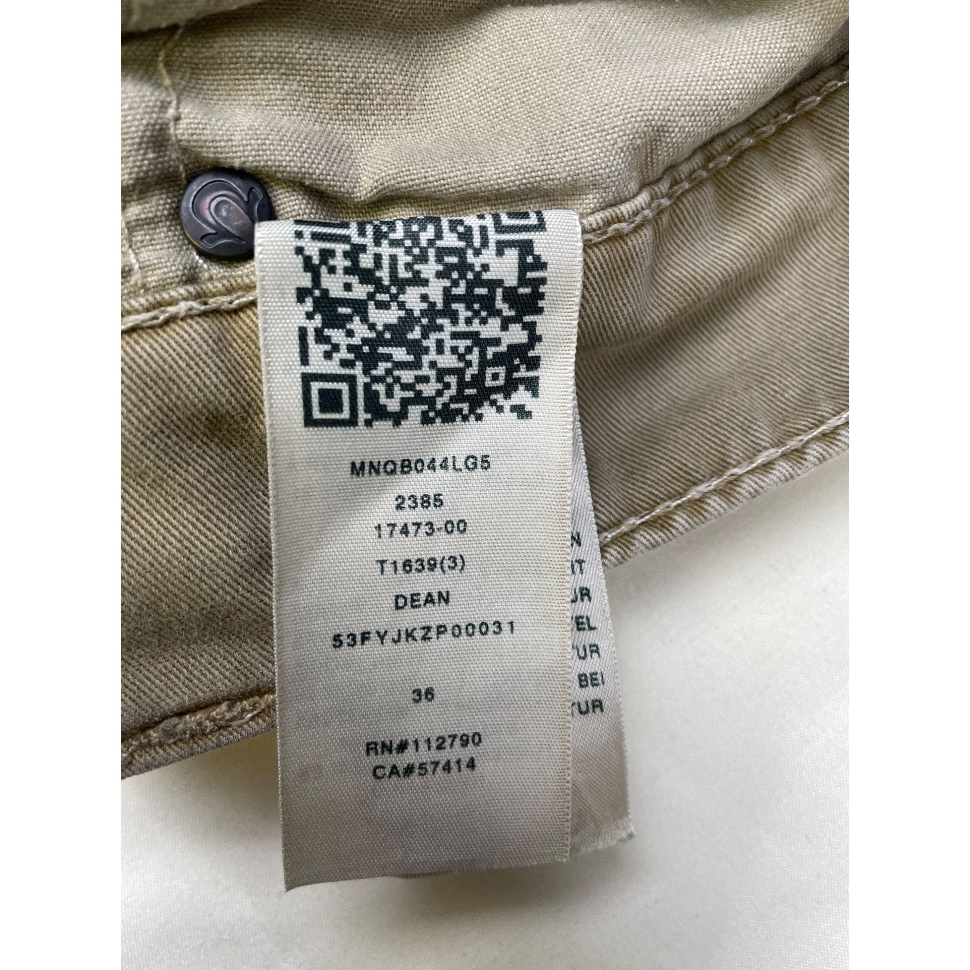 True Religion True Religion Men's Tan Straight Leg Pants 36x31 SKU 5990 Size US 36 / EU 52 - 5 Thumbnail