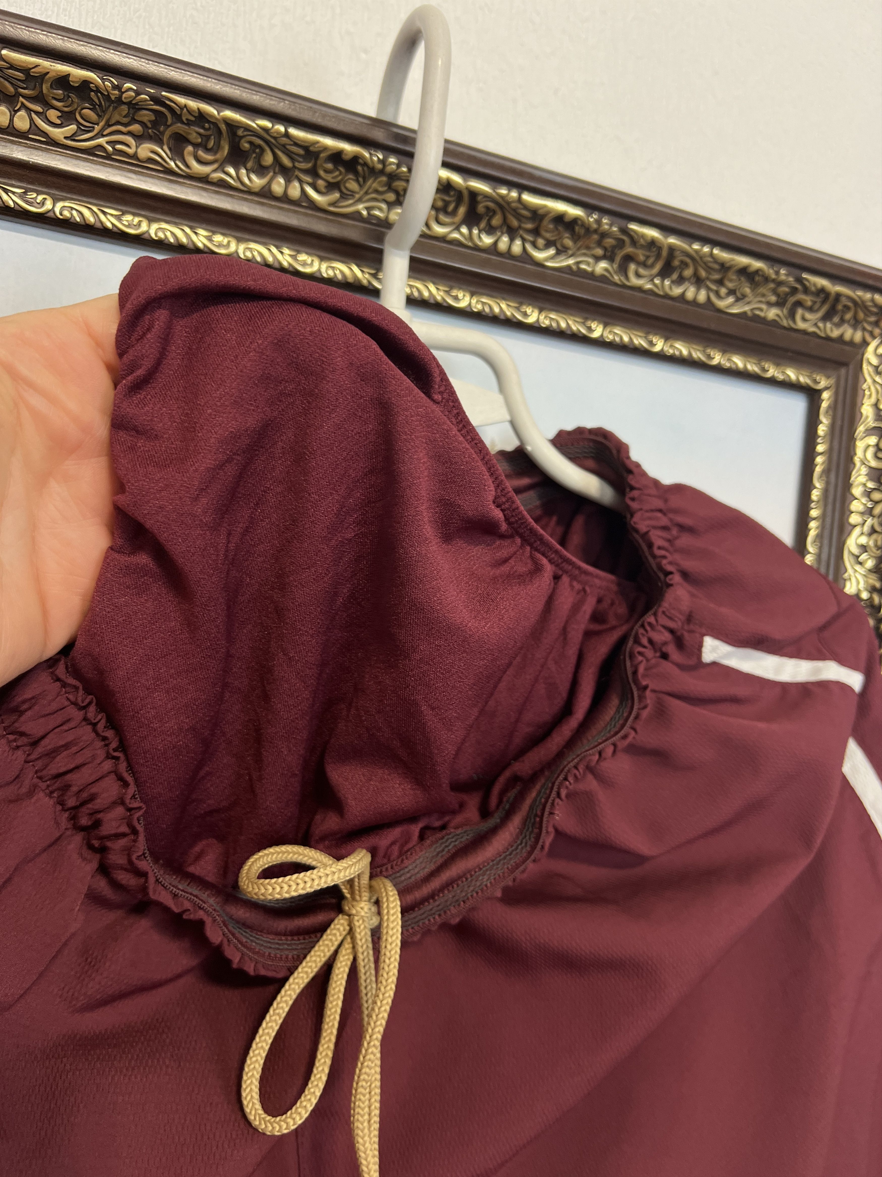 Nike Arsenal Highbury Football Shorts Soccer Burgundy Gunners Size US 30 / EU 46 - 7 Thumbnail