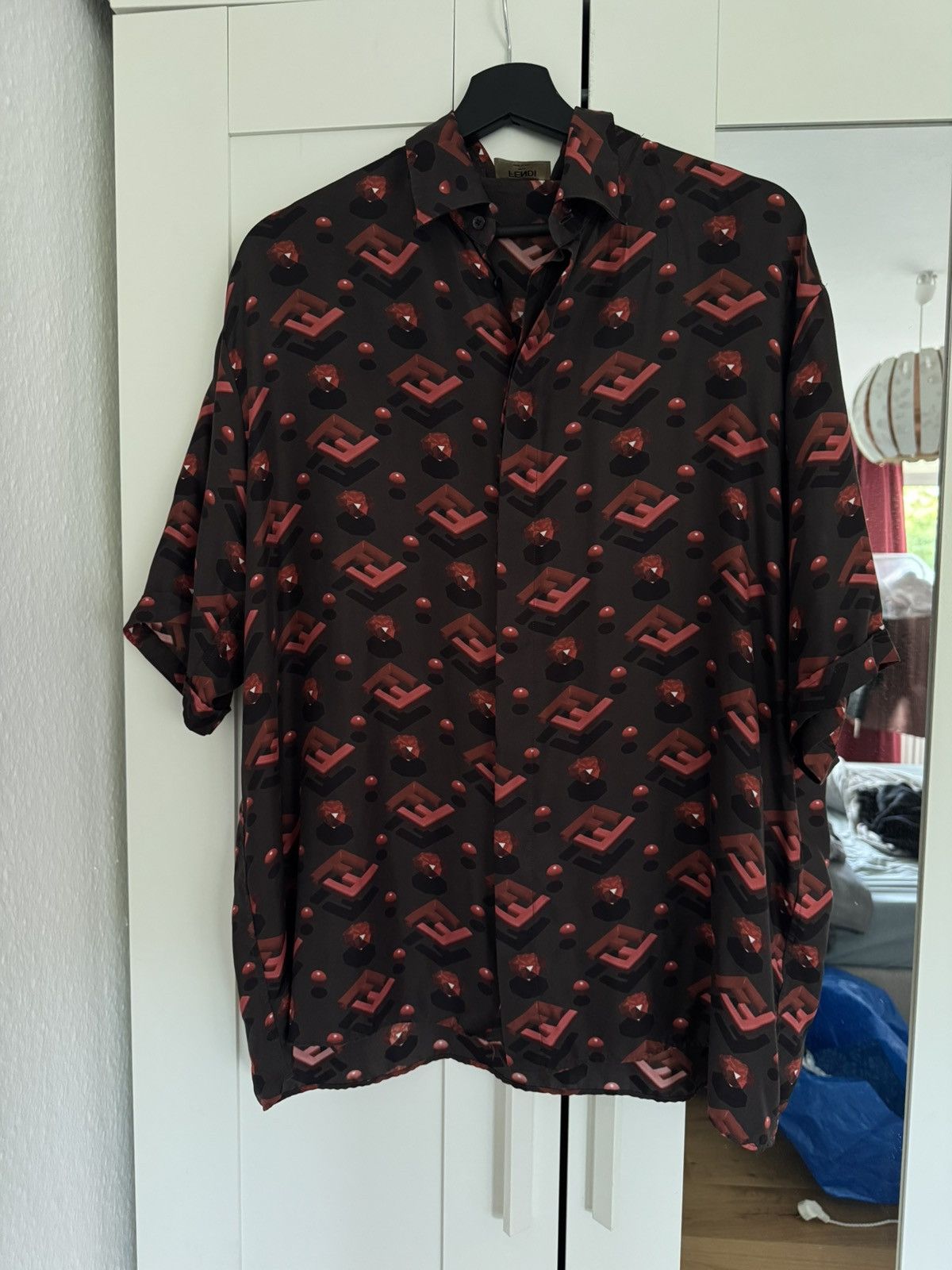 Fendi Fendi FF Diamond Shirt Size US L / EU 52-54 / 3 - 2 Thumbnail