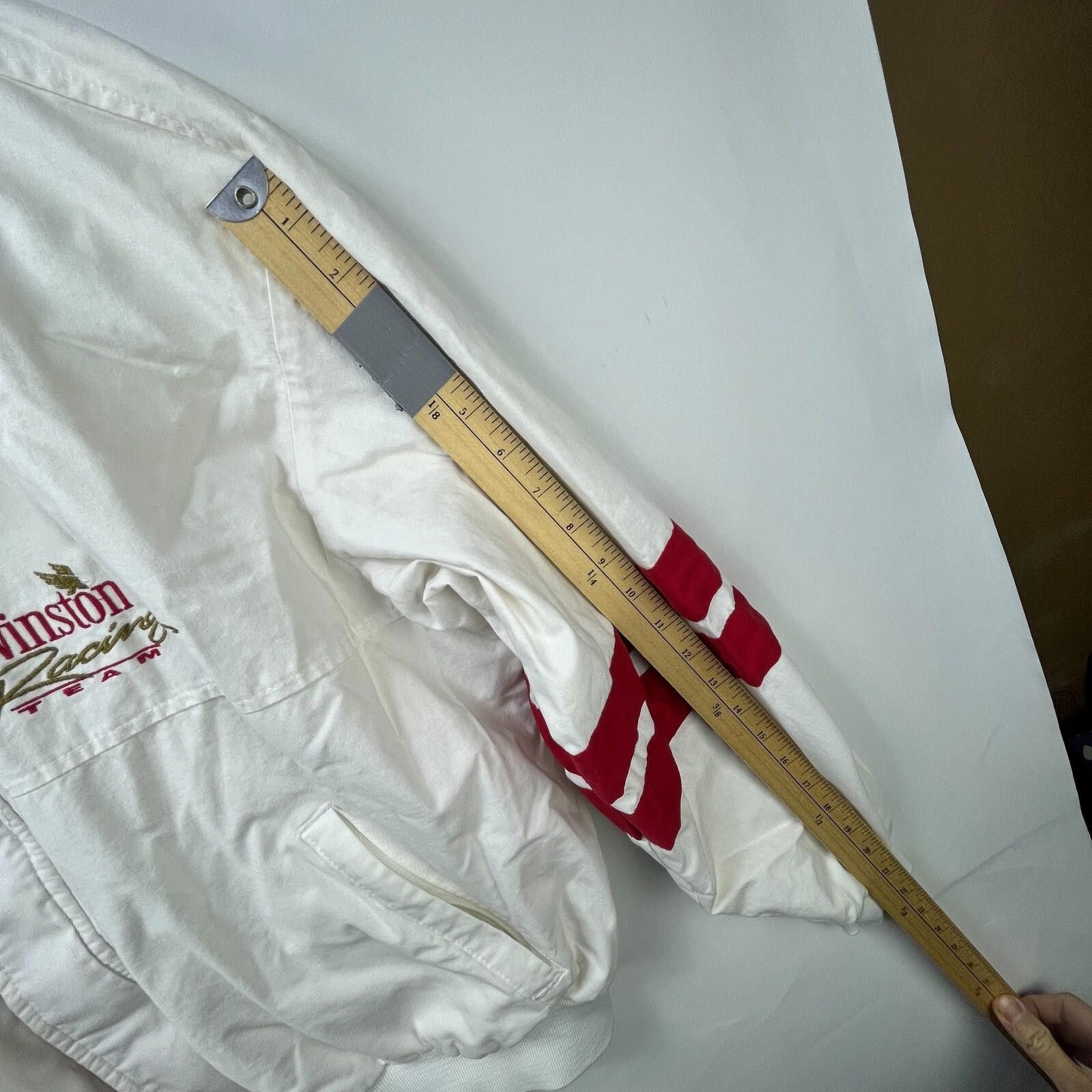 Swingster Vintage 90s Winston Racing Team Zip Up Jacket Large NASCAR Size ONE SIZE - 12 Thumbnail