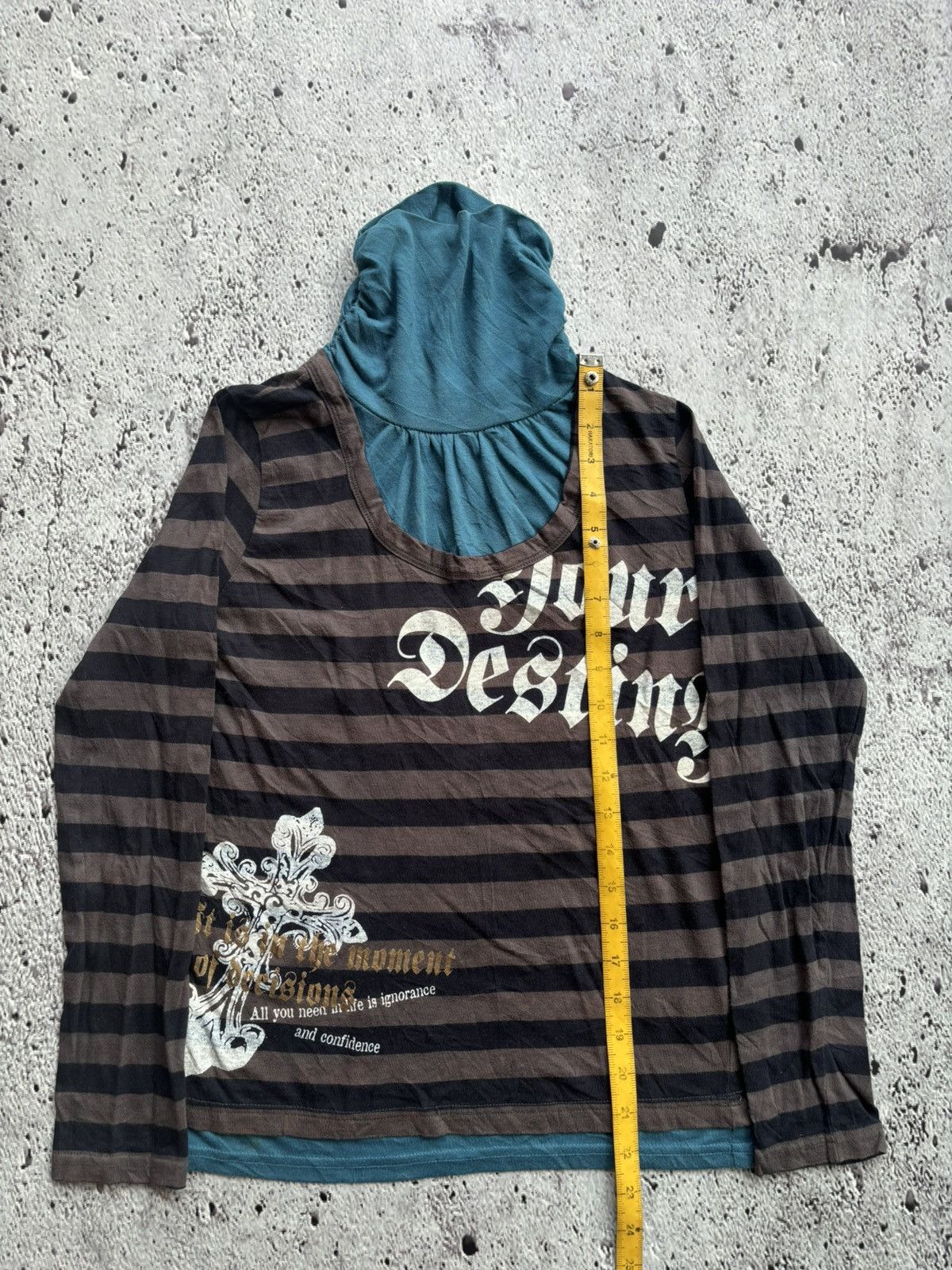 Hysteric Glamour Y2k Strange heaven stripe Punk style hoodie Size M / US 6-8 / IT 42-44 - 11 Thumbnail