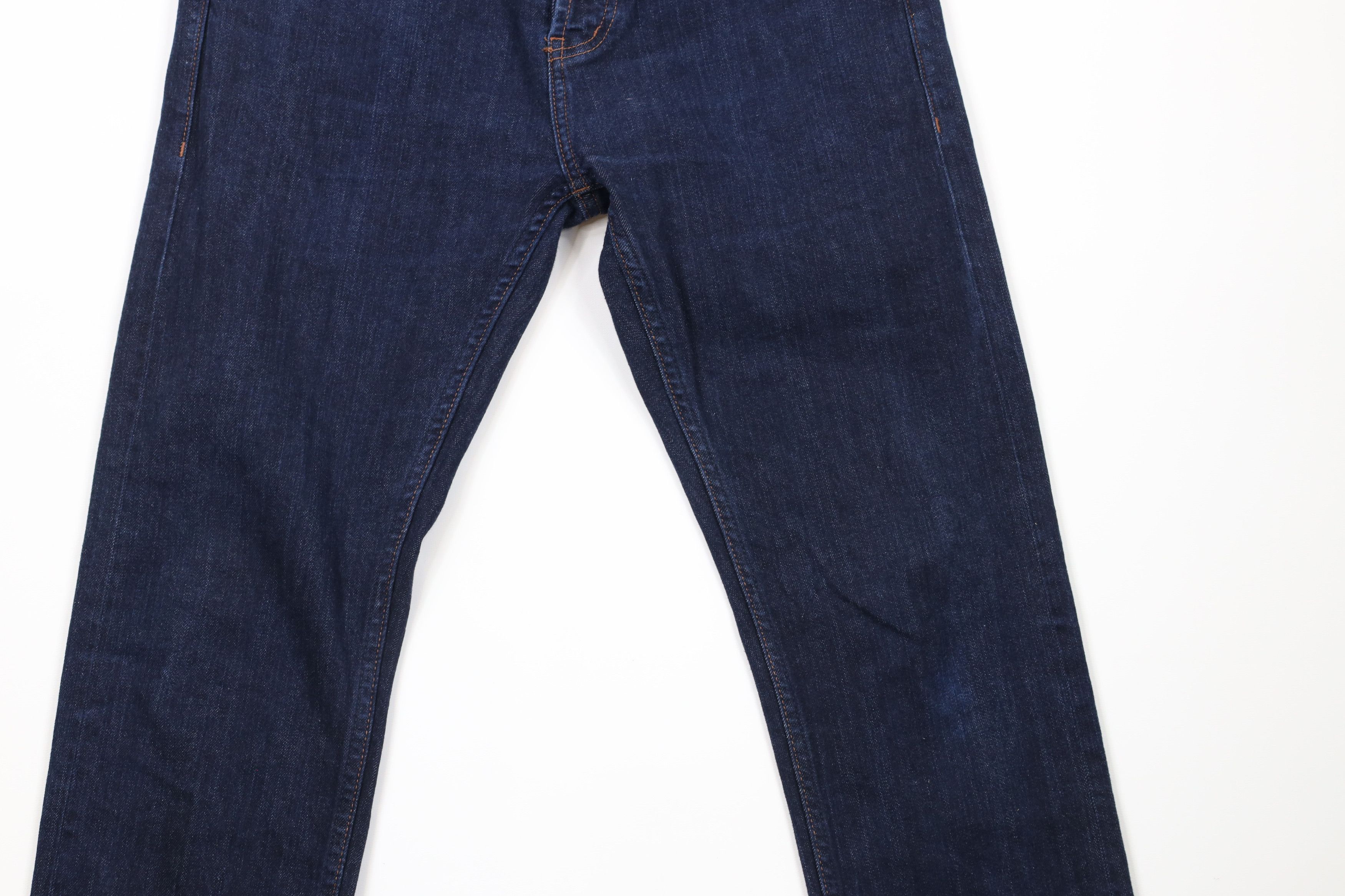 Vintage Unbranded Brand Selvedge Denim Button Fly Jeans Tapered Size US 32 / EU 48 - 3 Thumbnail
