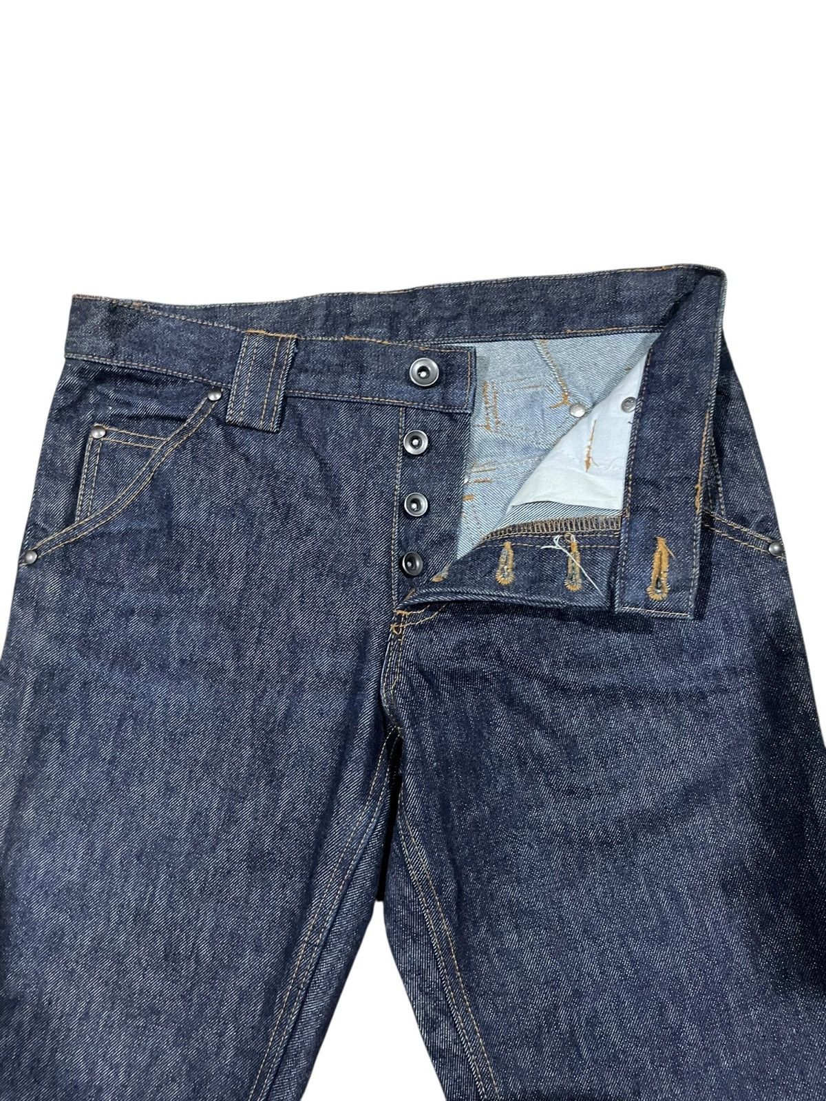 Shellac Avant Garde Shellac Flared Lowrise Jeans Size US 30 / EU 46 - 7 Thumbnail
