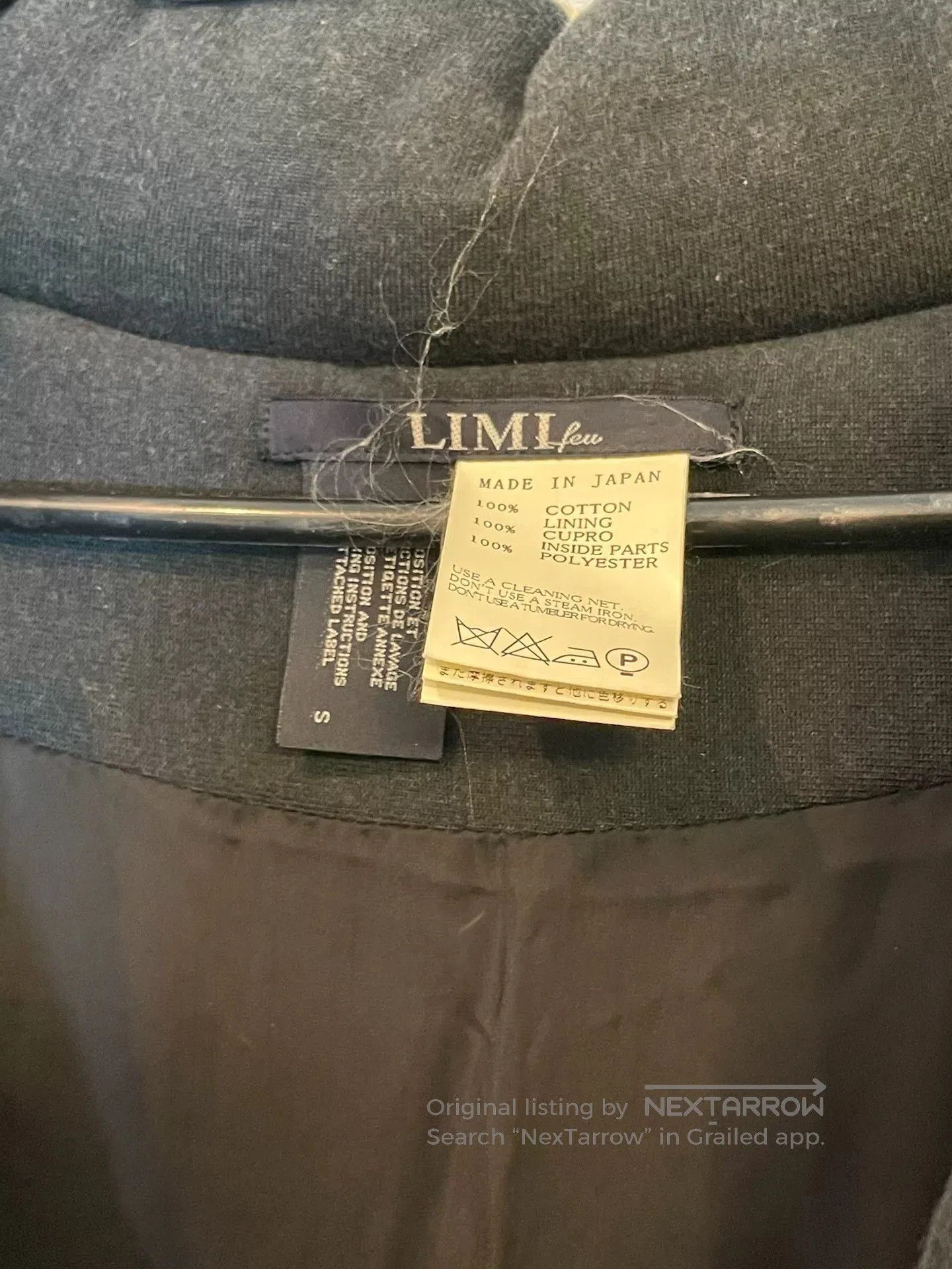Limi Feu Yohji Yamamoto LIMI Cocoon Shawl. Size S / US 4 / IT 40 - 3 Thumbnail
