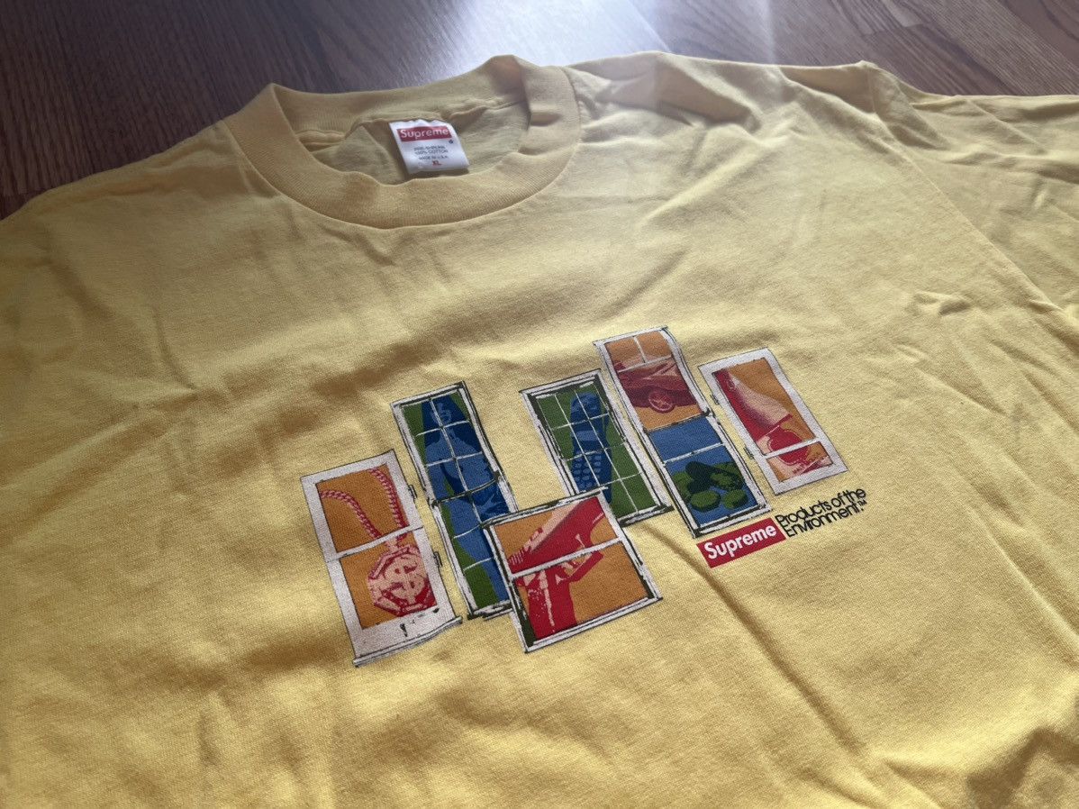 Supreme 1999 Supreme Products of the Environment Tee Size US XL / EU 56 / 4 - 4 Thumbnail