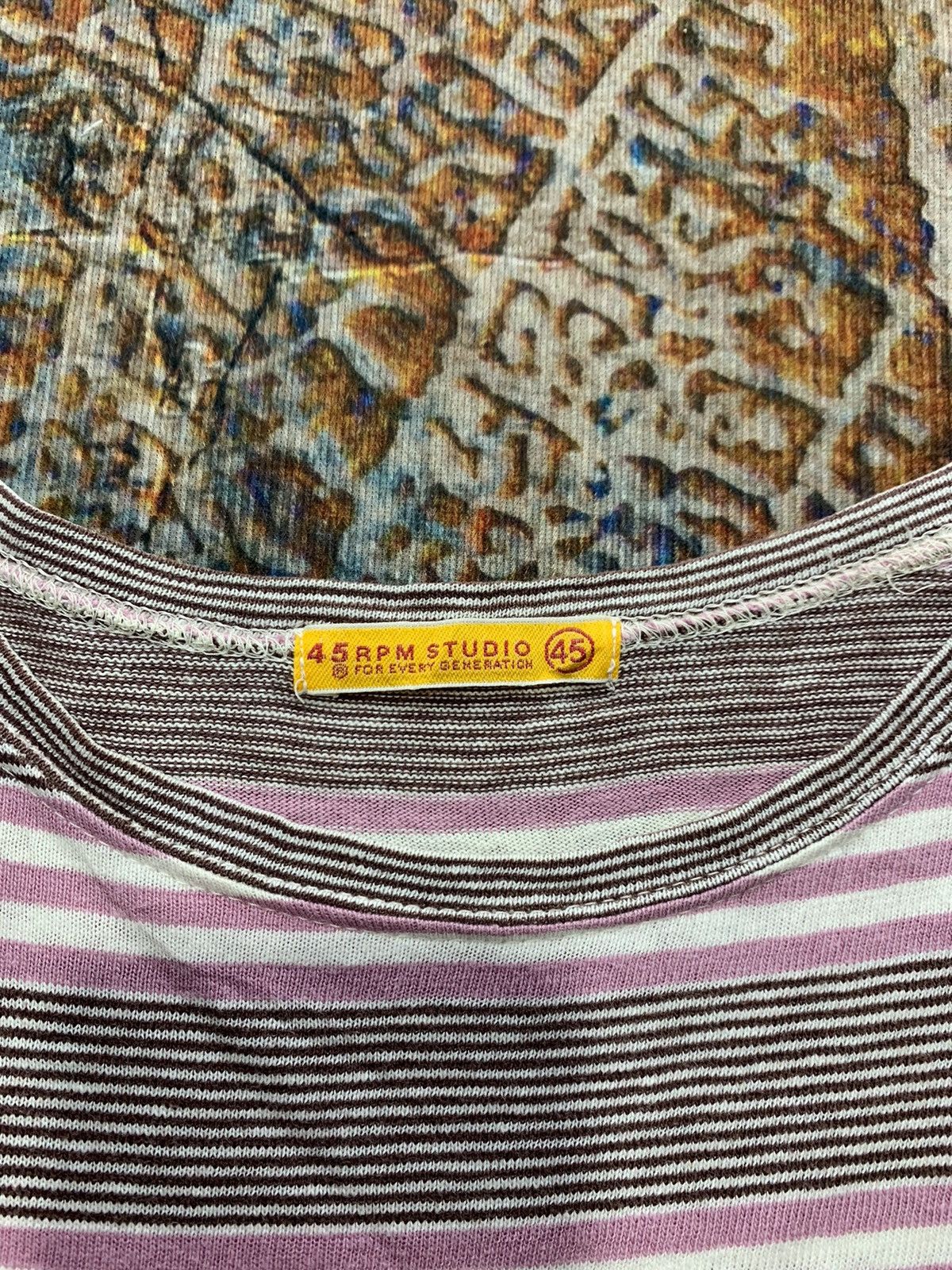 45rpm Japanese 45 RPM Stripe Long Slevee Shirt Size US S / EU 44-46 / 1 - 3 Thumbnail