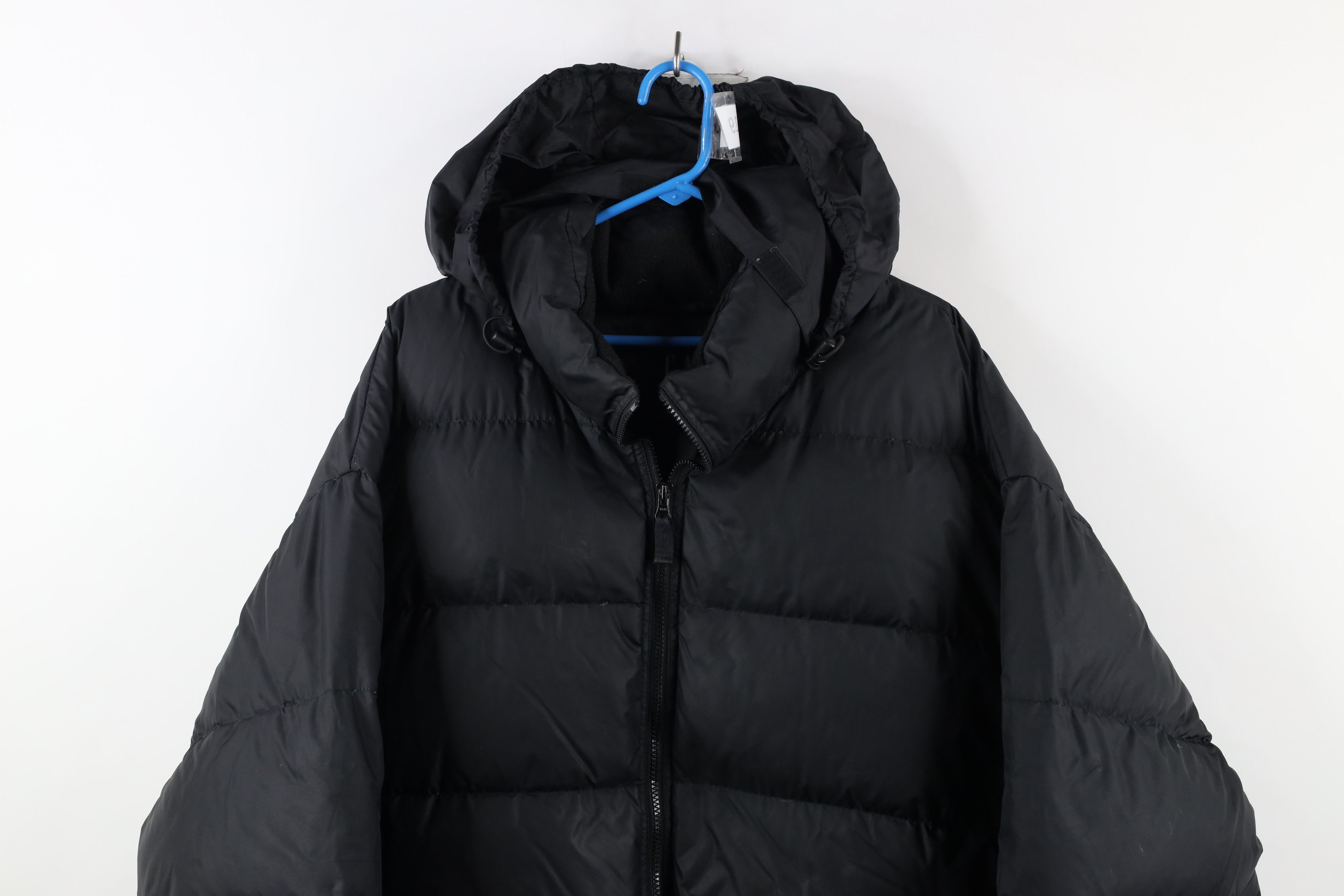 Gap × Vintage Vintage 90s Gap Duck Down Fill Hooded Puffer Jacket Black Size US XXL / EU 58 / 5 - 2 Thumbnail