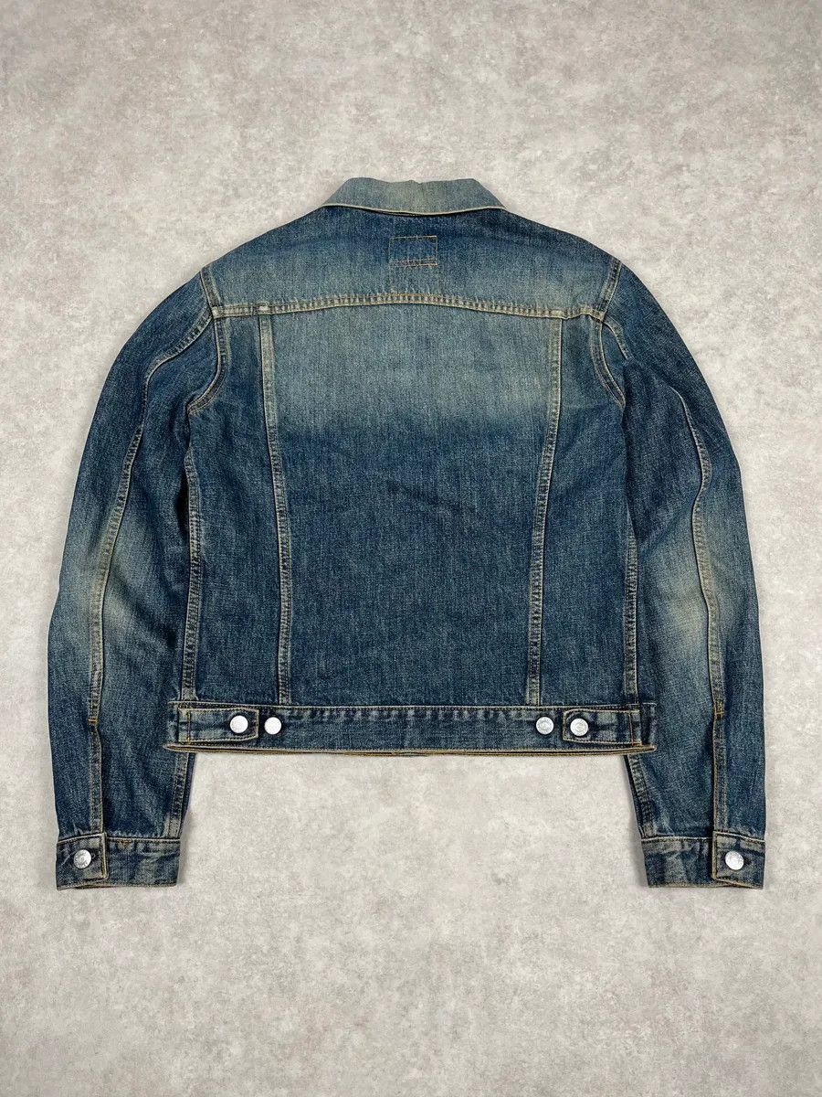Helmut Lang AW1999 Helmut Lang Blue Eroded Denim Jacket Size US M / EU 48-50 / 2 - 6 Thumbnail