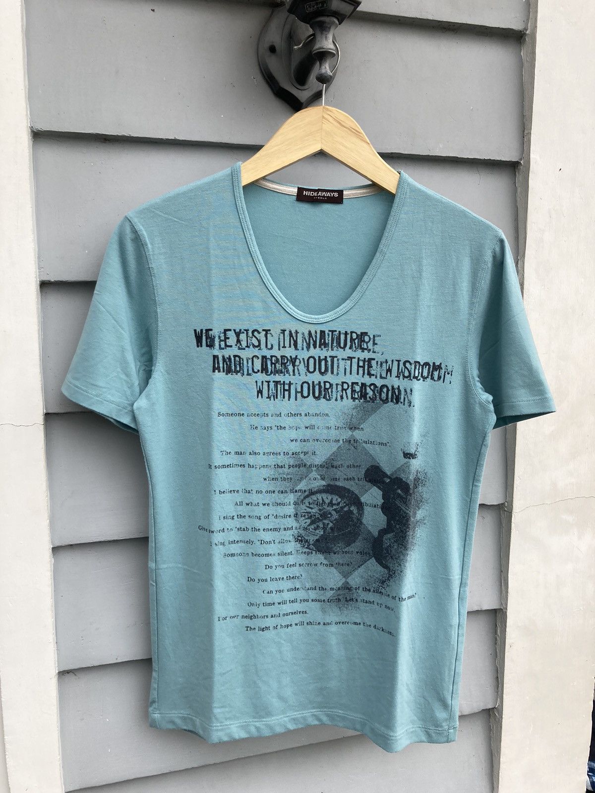 Hideaways Nicole Real Japanese Brand Classic Poem Tshirt