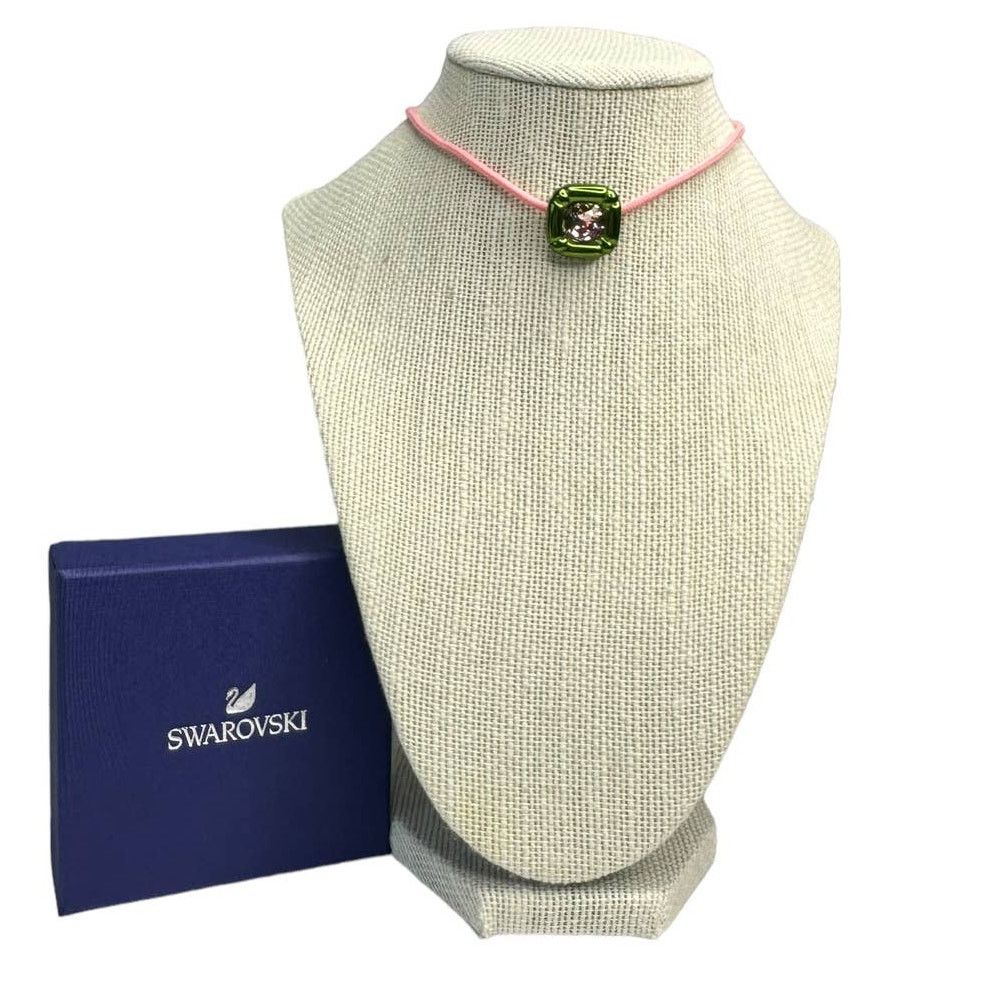 Swarovski Swarovski Dulcis Cushion cut, Green choker Necklace Size ONE SIZE - 1 Thumbnail