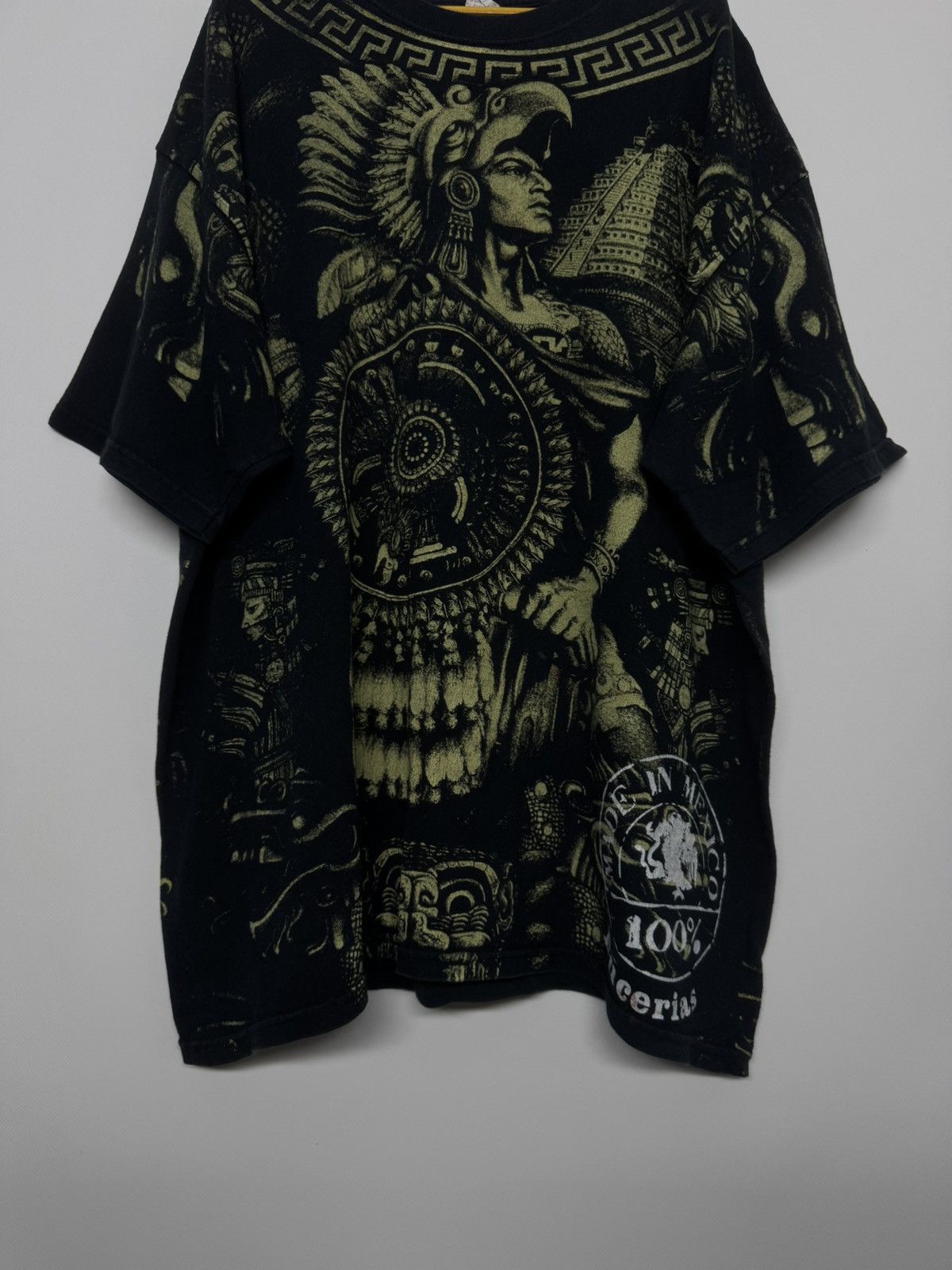 Vintage Vintage Aztex Puerio Vallarta Mexico All Over Print Shirt Size US XXL / EU 58 / 5 - 8 Thumbnail