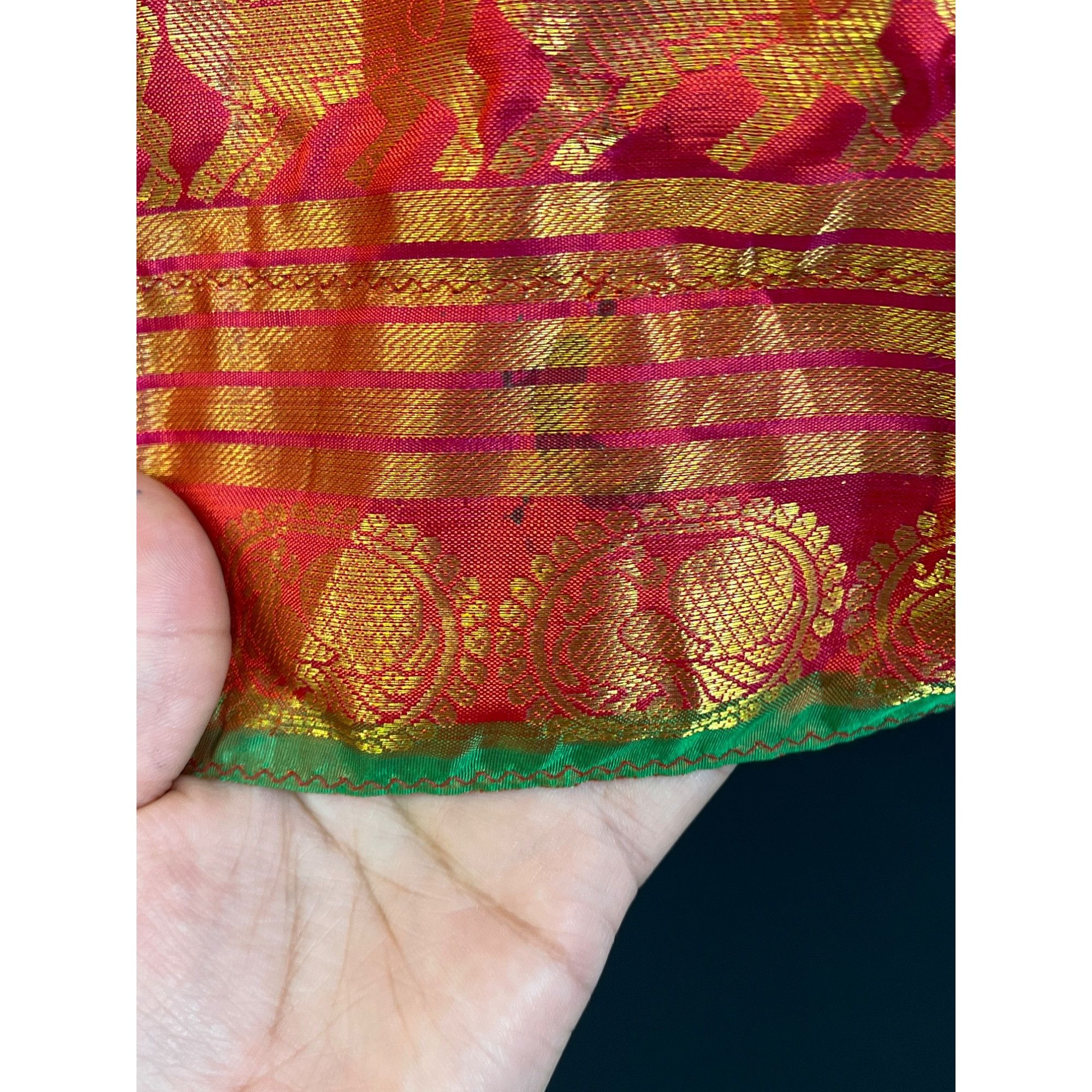 Other Traditional Indian Banarasi Brocade Full-Length Skirt SKU 71 Size 27" / US 4 / IT 40 - 5 Thumbnail