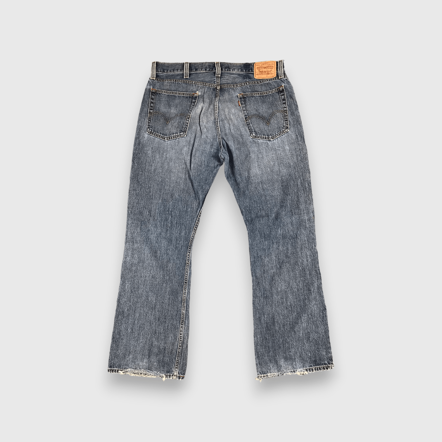 Levi's Flared Denim Vintage Levis 557 Distressed Jeans-J1013 Size US 39 - 2 Thumbnail