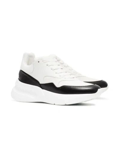 Alexander McQueen o1y0225 Low-Top Sneakers in Black & White Size US 6 / IT 36 - 3 Thumbnail