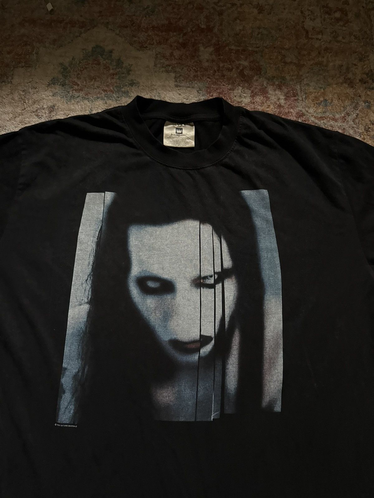 Marilyn Manson Vintage Marilyn Manson "The Long Hard Road Out of Hell" Size US XL / EU 56 / 4 - 2 Thumbnail