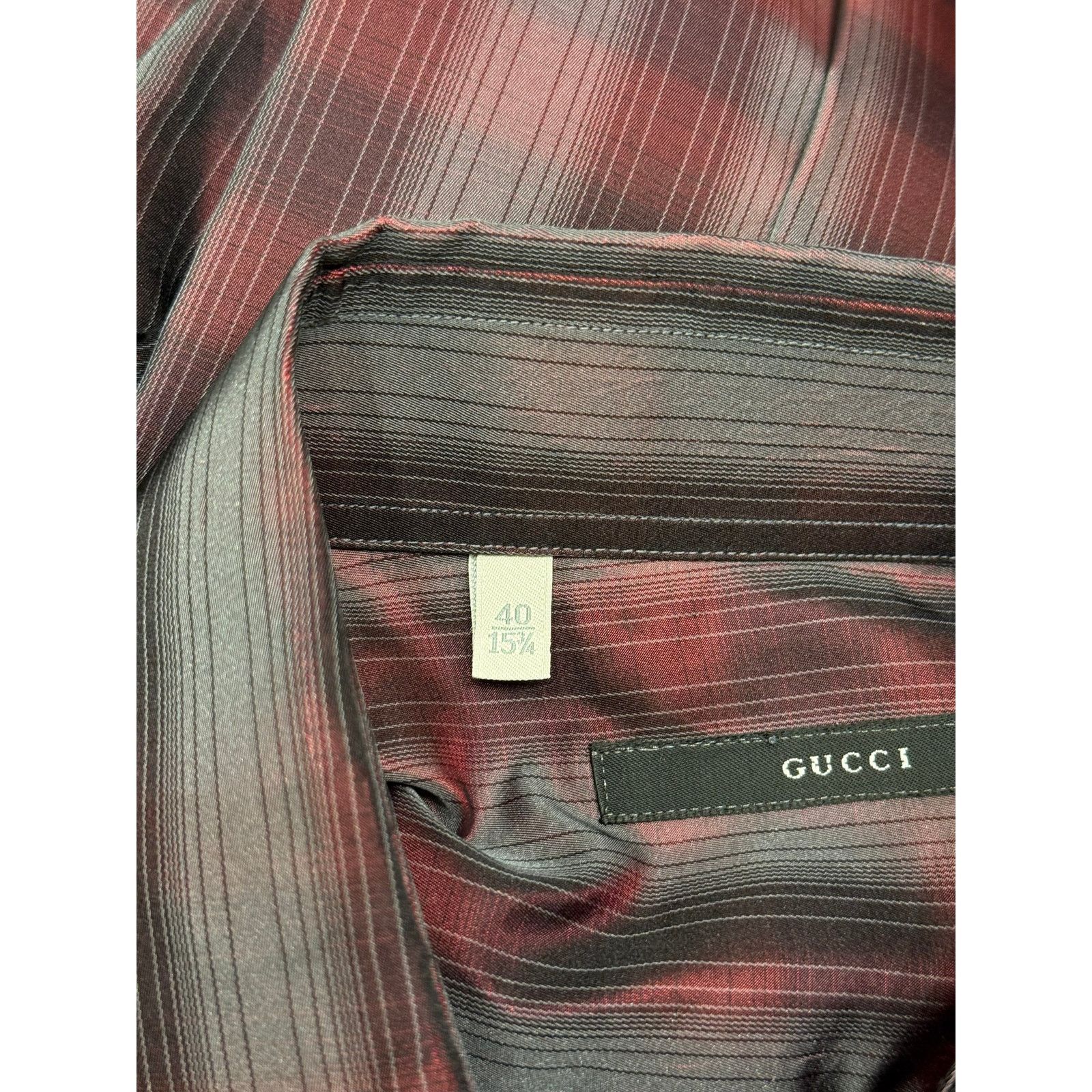 Gucci 1997 Gucci by Tom Ford iridescent checkered shirt Size S / US 4 / IT 40 - 7 Thumbnail