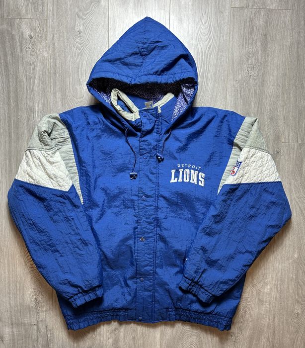 Vintage Rare Vintage 90s Detroit Lions Full Zip Starter Jacket | Grailed