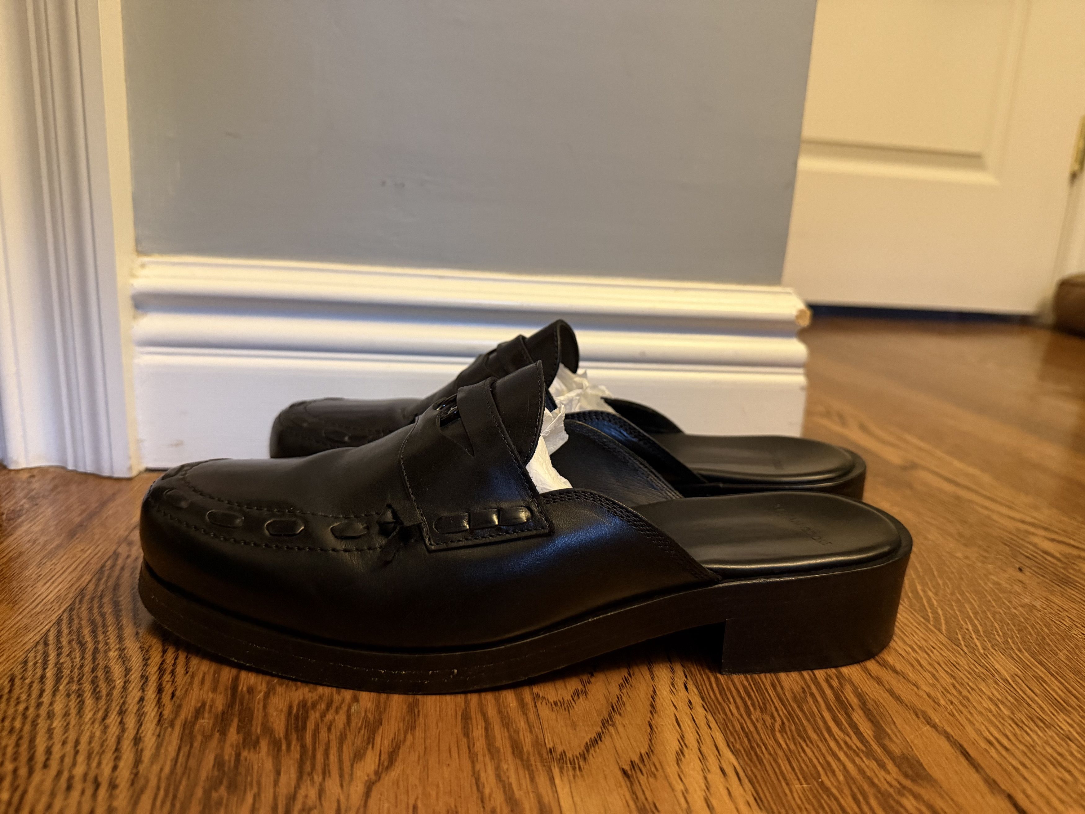 Stefan Cooke Backless Leather Loafer Size US 11 / EU 44 - 2 Thumbnail